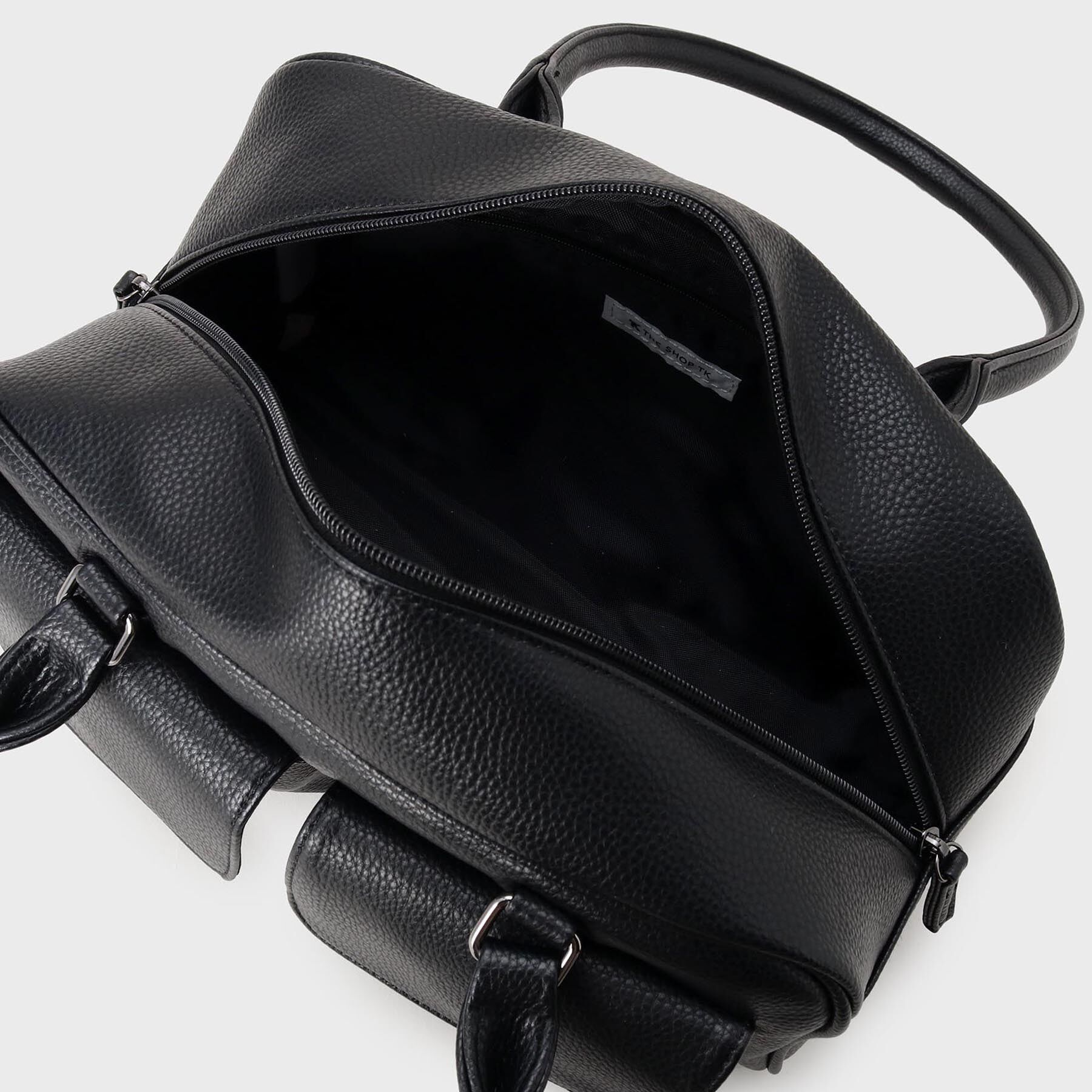 THE SHOP TK「ダブルフラップミニボストン ユニセックス／シーズンレス」|ボストンバッグ|