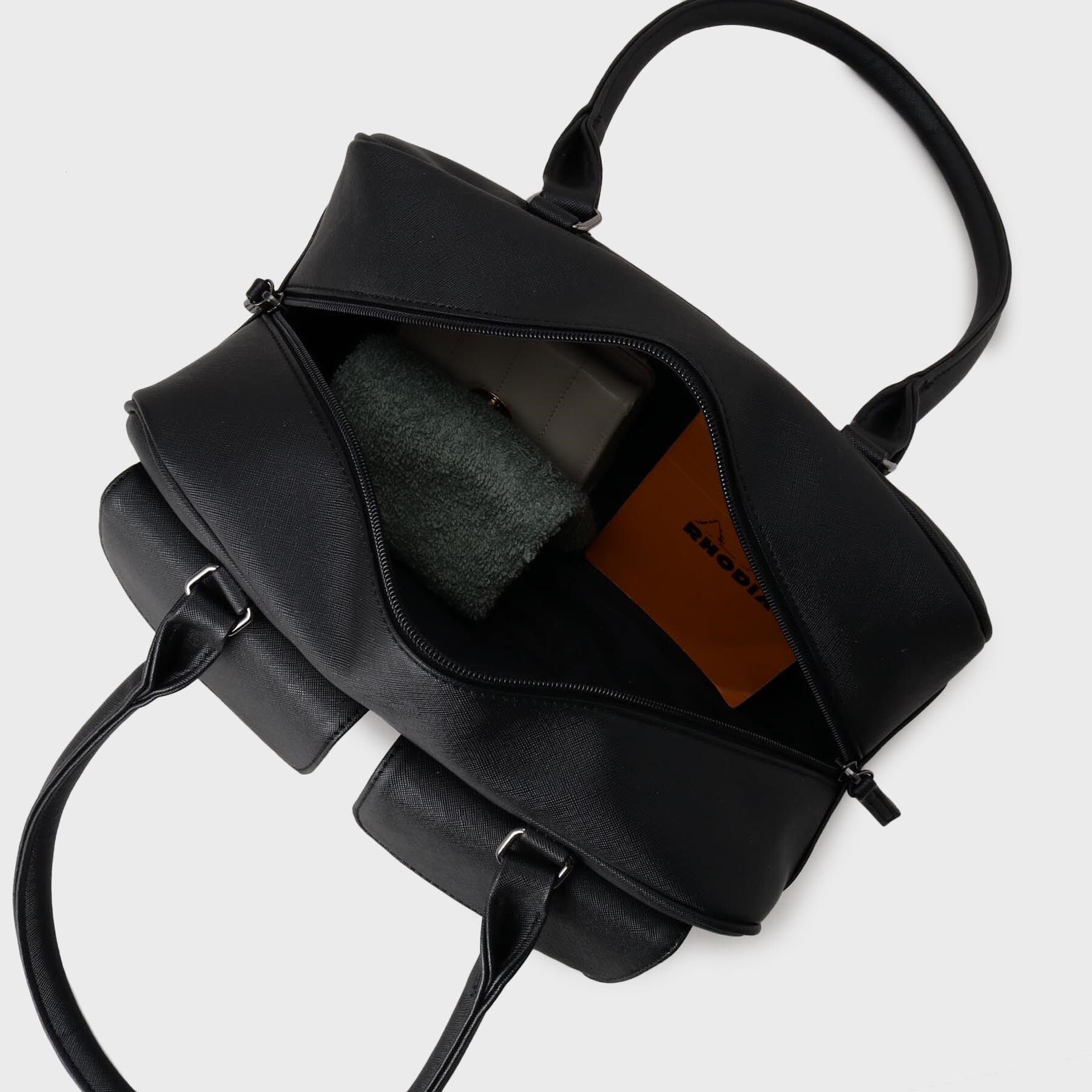 THE SHOP TK「ダブルフラップミニボストン ユニセックス／シーズンレス」|ボストンバッグ|