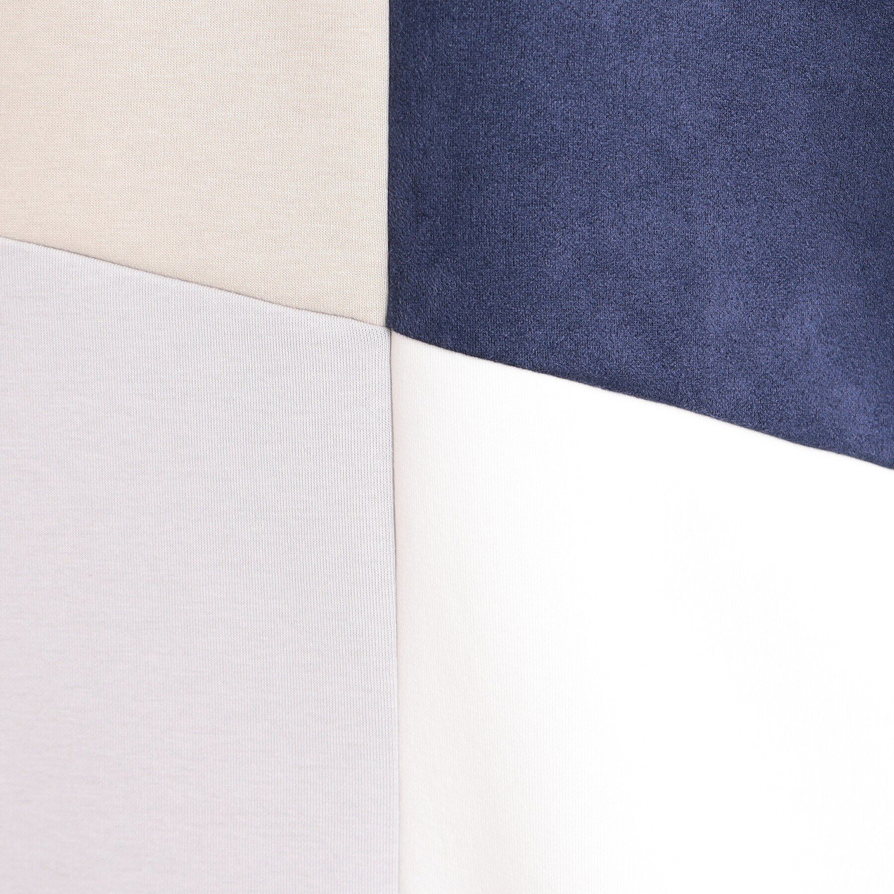 THE SHOP TK「異素材ブロッキングダンボールパーカ」|パーカー|