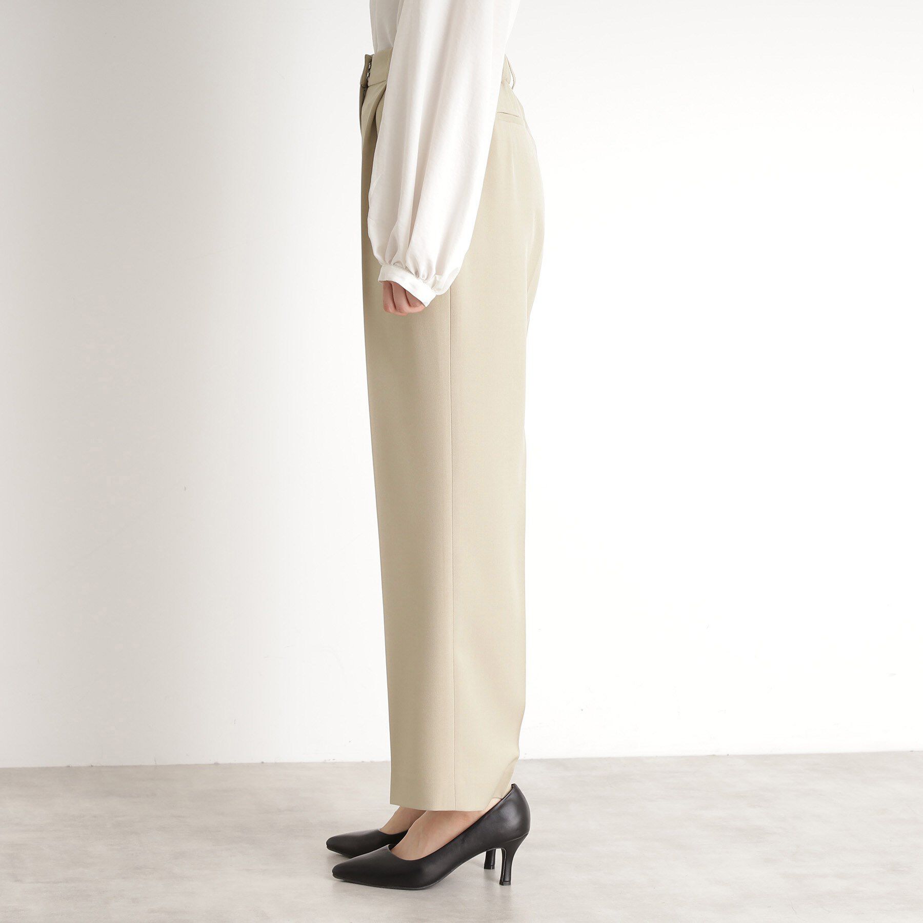 THE SHOP TK「【セットアップ可】セミワイドパンツ/洗える」|その他|