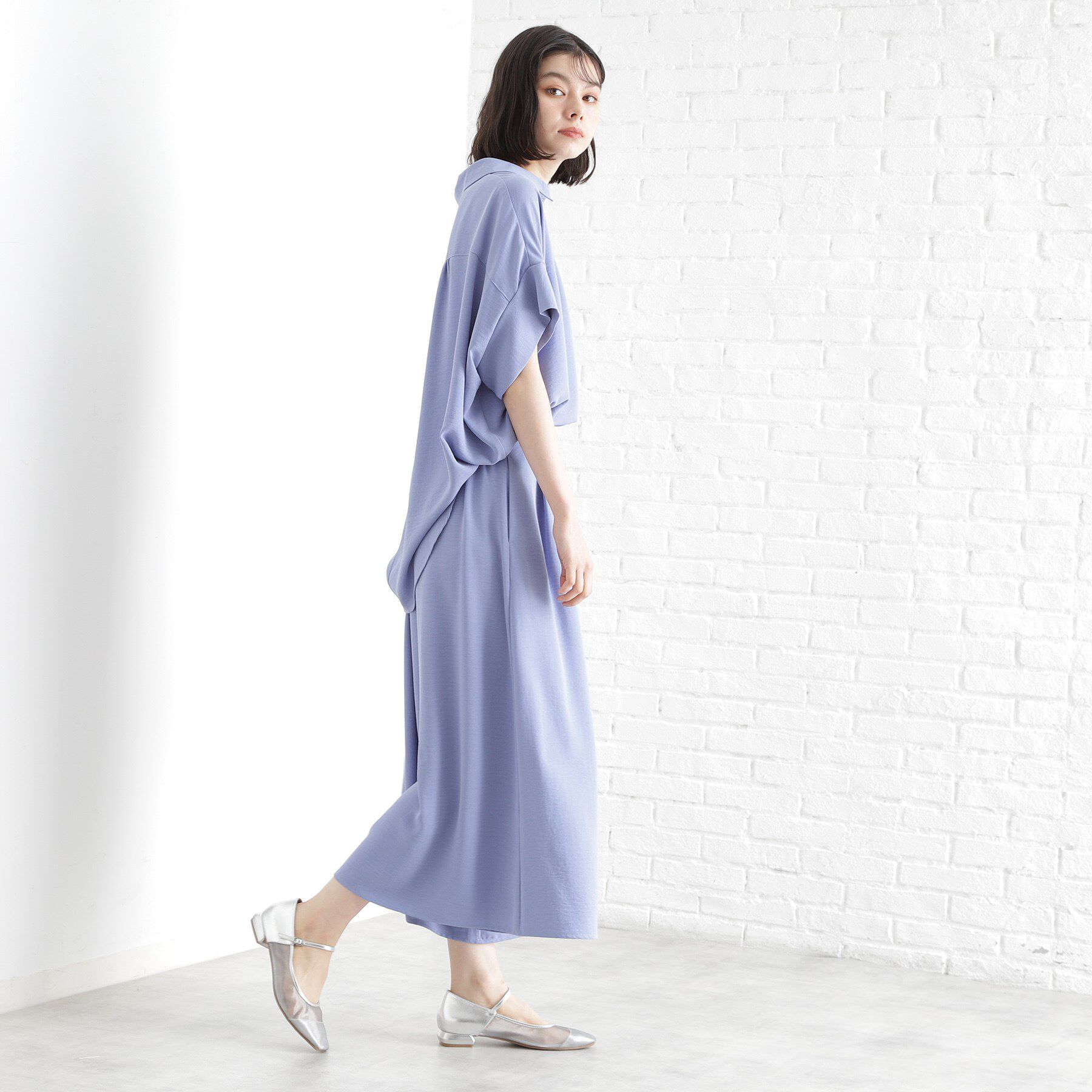 THE SHOP TK「フレアスカーチョ【防シワ／接触冷感／洗濯機OK/セットアップ可】」|その他|