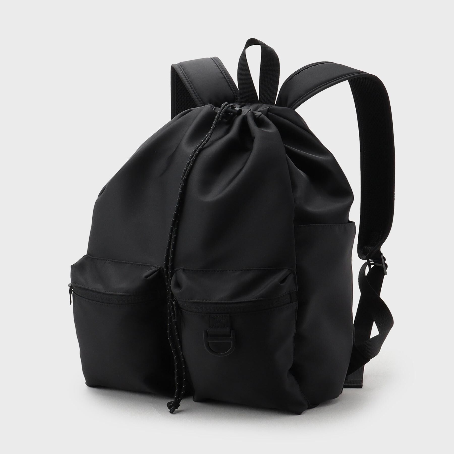 THE SHOP TK「ダブルポケット巾着バック ／ ナップサック」|リュック|