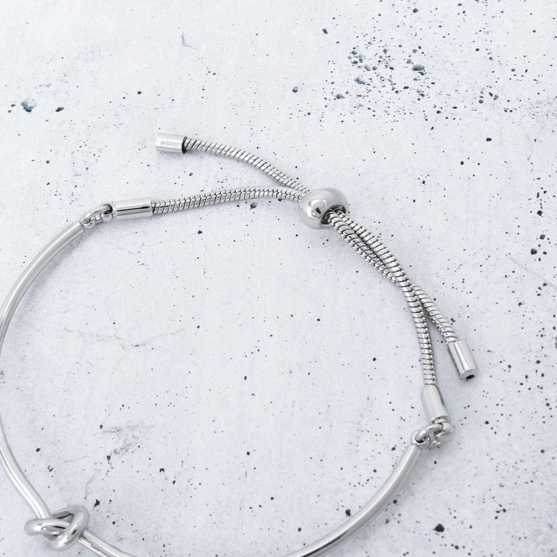 THE SHOP TK「細ノットスライドブレスレット」|ブレスレット・バングル|