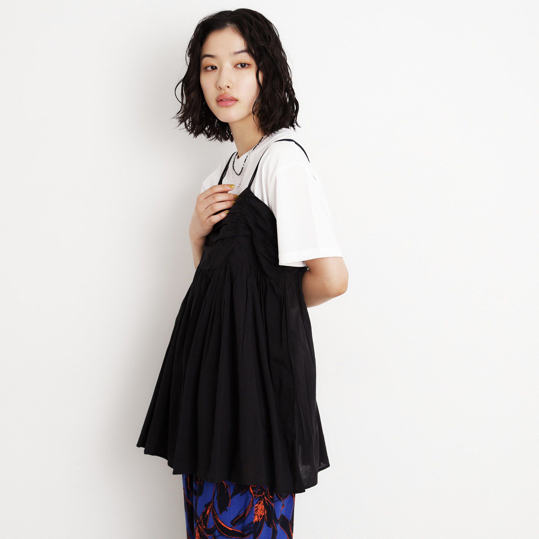 THE SHOP TK「ギャザーチュニック【洗える】」|チュニック|