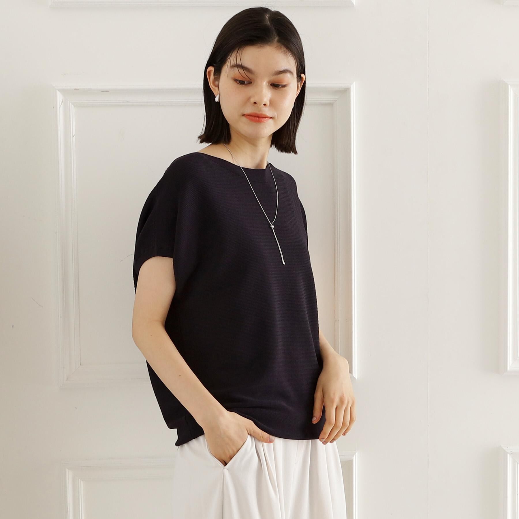 THE SHOP TK「【再入荷/6色展開】さらさらフレンチニット【毛玉になりにくい/洗濯機OK】」|ニット・セーター|