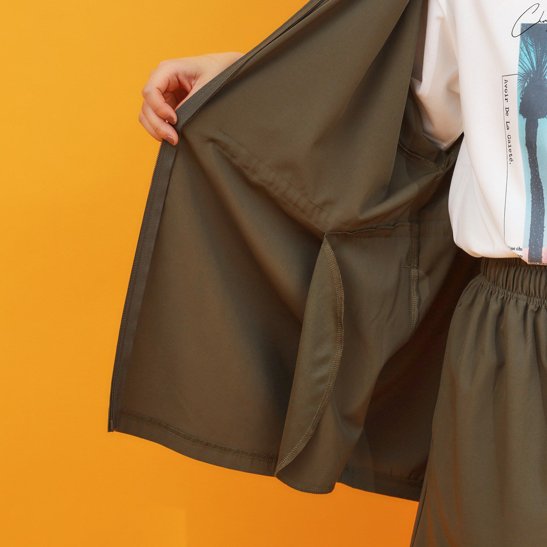 THE SHOP TK「【mizugiwa/ラッシュガード】フロントジップパーカ/セットアップ可/接触冷感/UVケア/洗濯機」|パーカー|