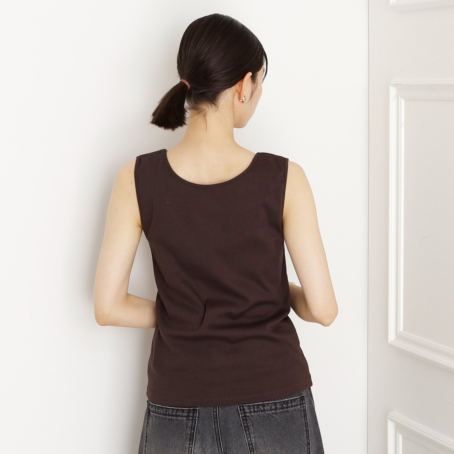 THE SHOP TK「【インナーに最適】2WAYスクエアタンク」|キャミソール|