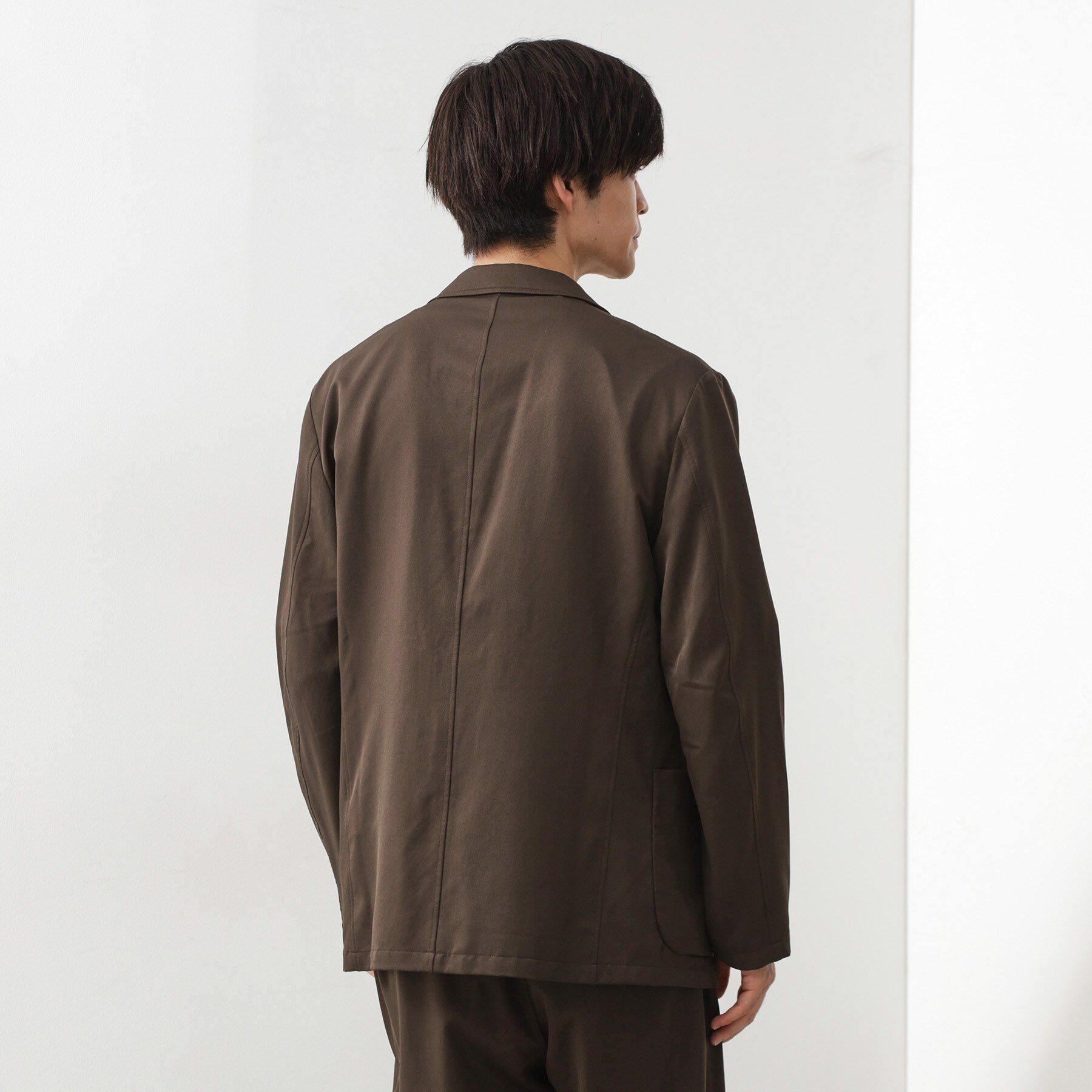 THE SHOP TK「スムースファイバーリラックスジャケット 【セットアップ可／UVカット／イージーケア／洗濯機OK】」|テーラードジャケット|