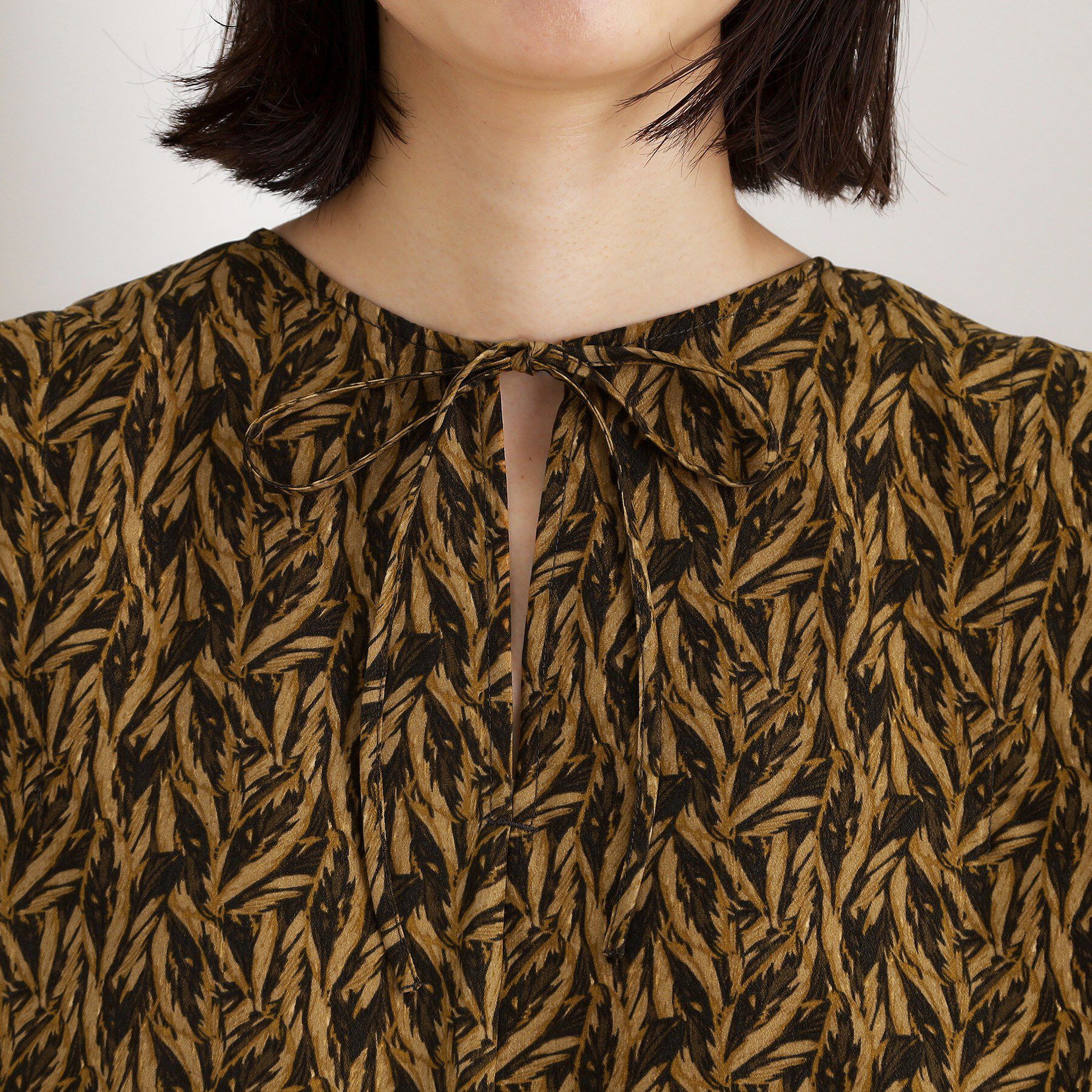 THE SHOP TK「ショルダータックワンピース【洗える】」|ワンピース|