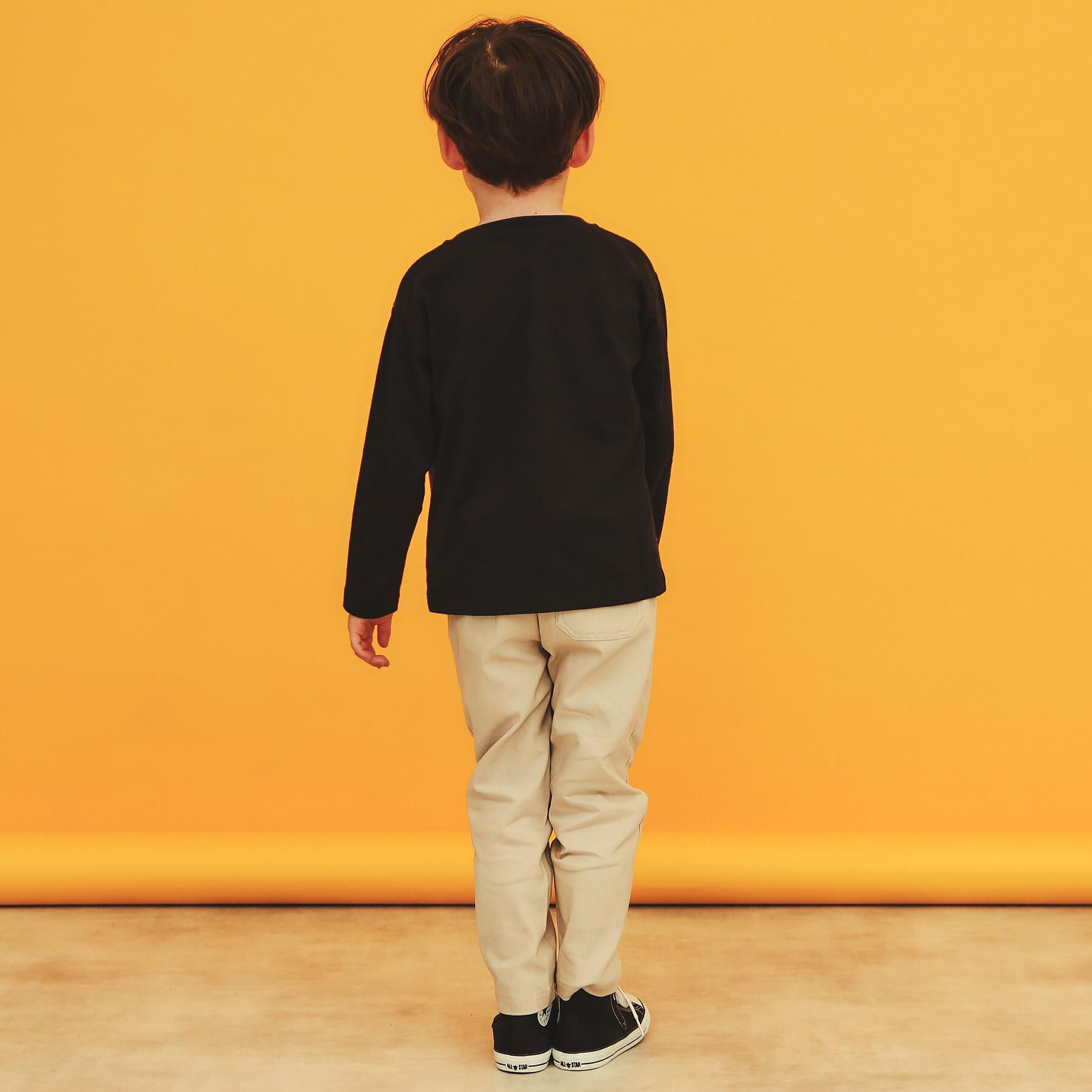 THE SHOP TK「【110-160/洗濯機OK】切り替え長袖Tシャツ」|Tシャツ・カットソー|