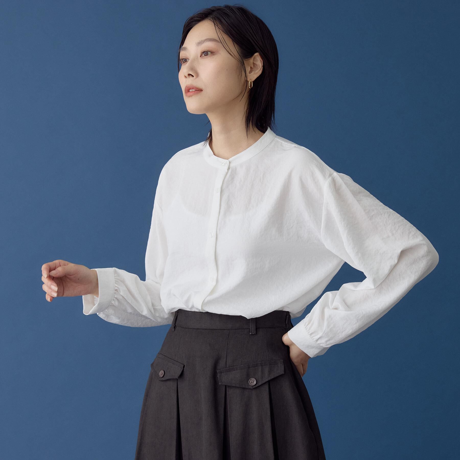 THE SHOP TK「【春まで着られる】ニットベスト＆ブラウスセット/洗濯機OK」|シャツ・ブラウス|