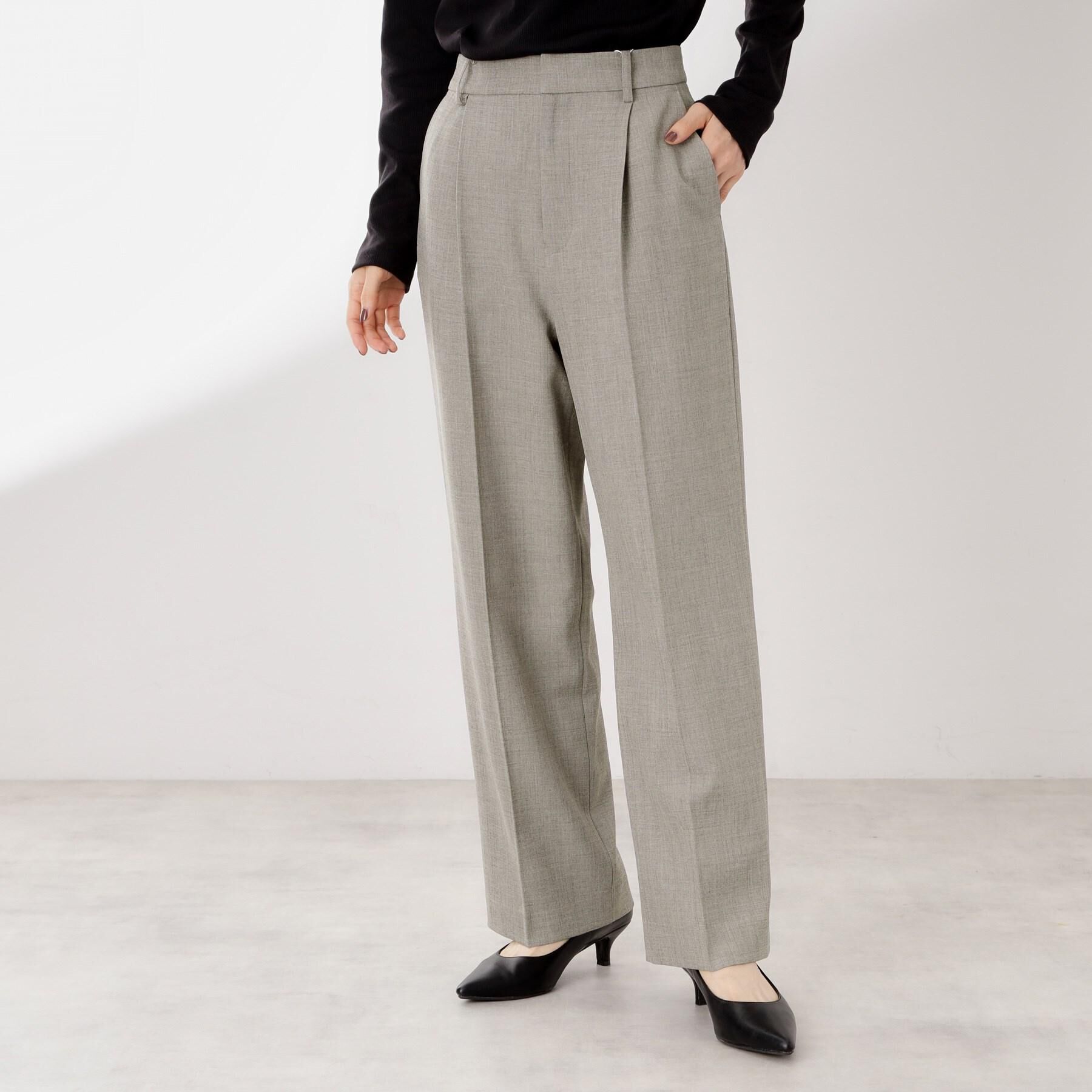 THE SHOP TK「ビジネスセミワイドパンツ【セットアップ可/洗濯機OK】/CAVIANシリーズ」|その他|