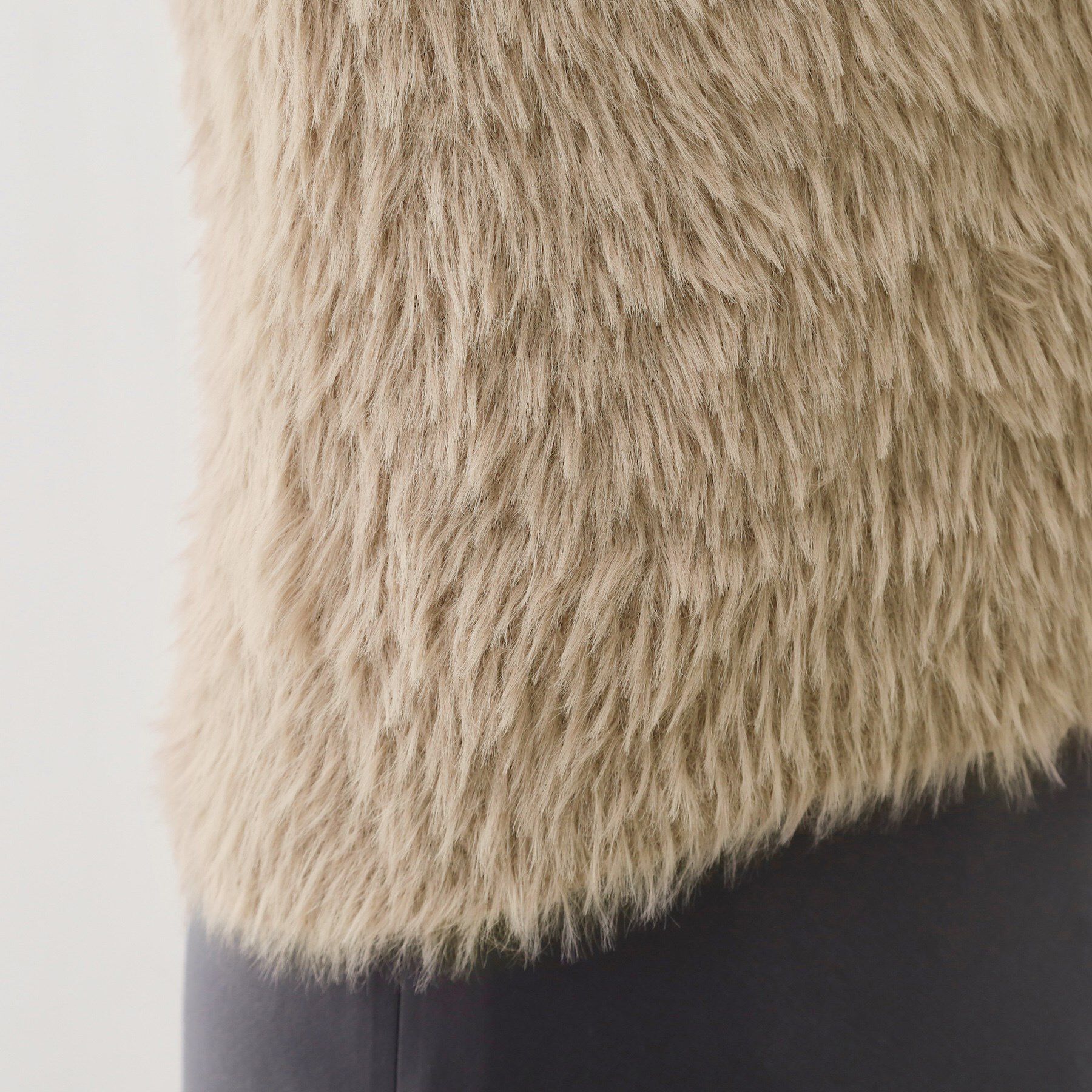 THE SHOP TK「ふわふわフェザーベスト/洗える」|ベスト・ジレ|