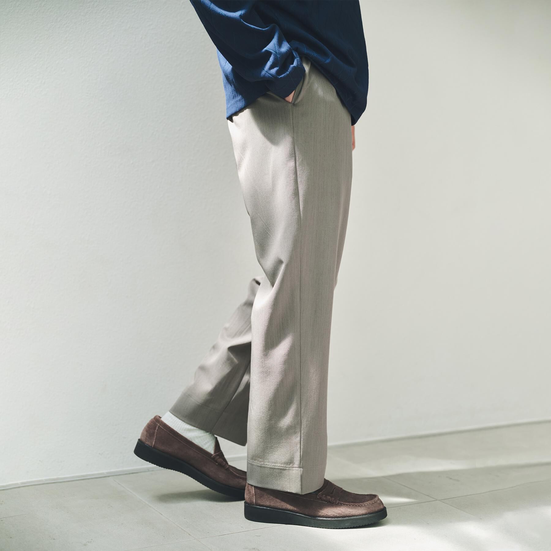 THE SHOP TK「セミワイドイージーパンツ【洗濯機OK】」|その他|