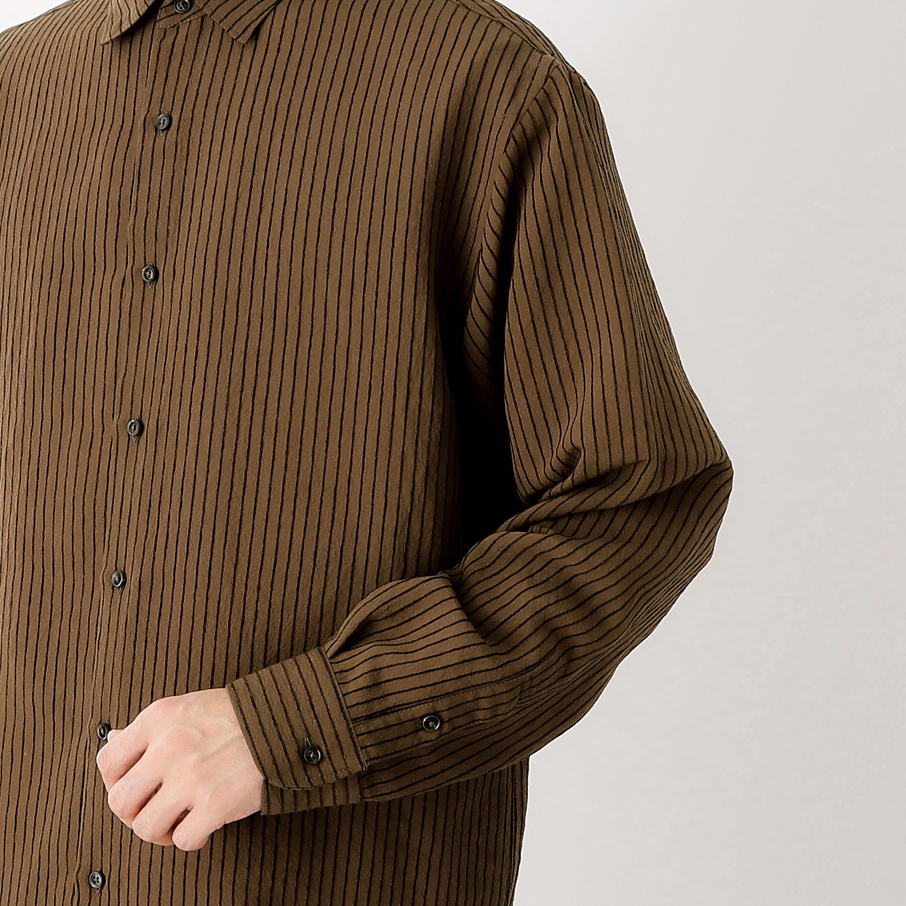 THE SHOP TK「チェック＆ストライプ アソート長袖シャツ【洗濯機OK】」|シャツ・ブラウス|