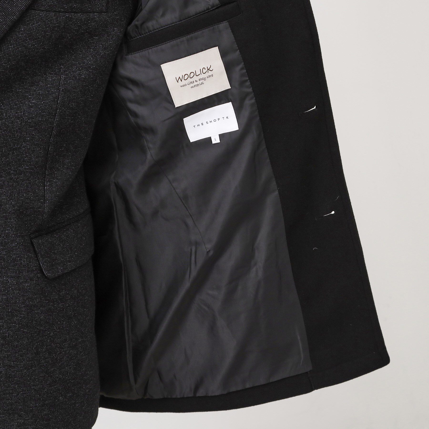 THE SHOP TK「ON/OFF対応 ウーリック スタンド メルトンコート　【洗濯機OK/フード取外し可】」|その他|