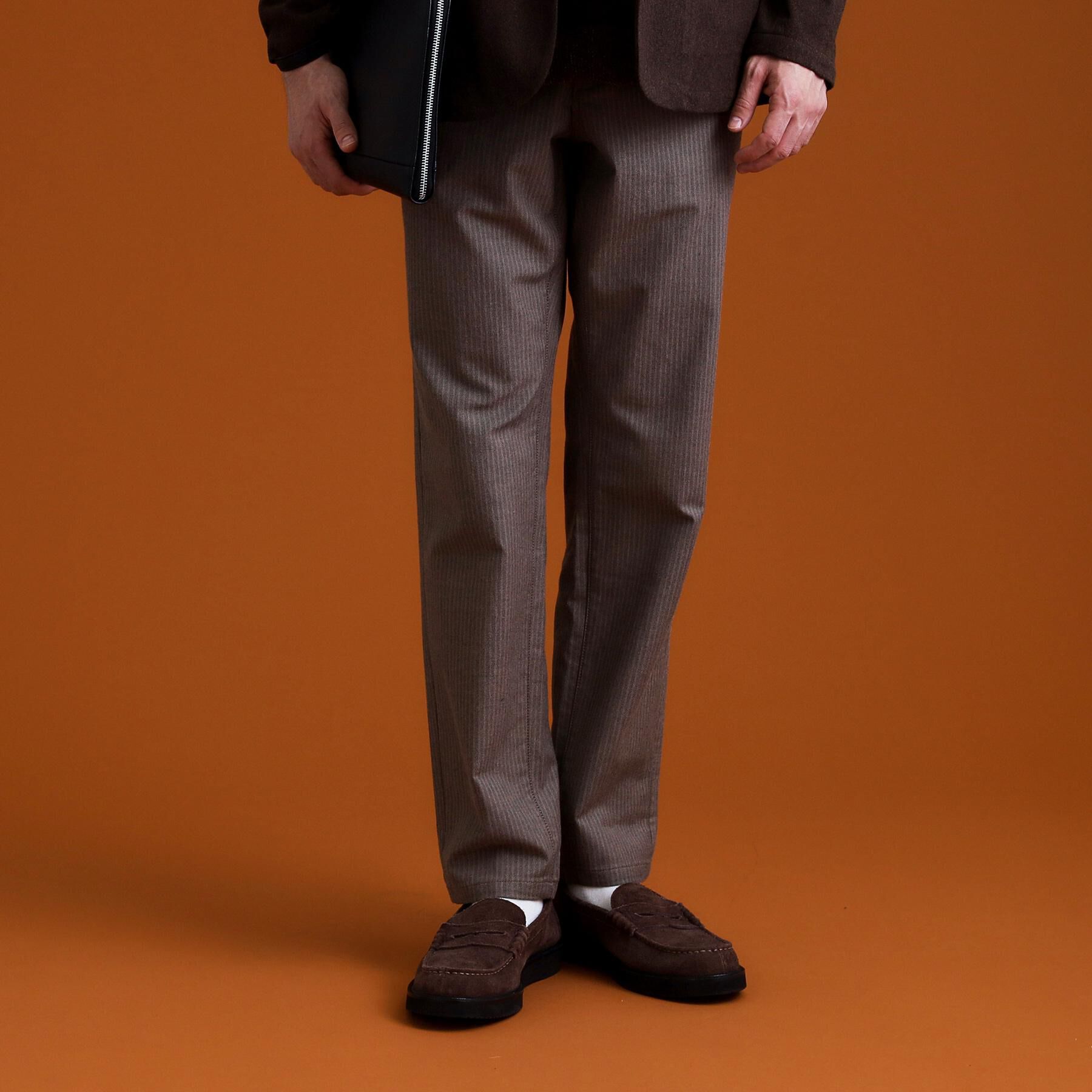 THE SHOP TK「7DAYSヘリンボンパンツ WARM【裏起毛/ストレッチ/洗濯機OK】」|その他|