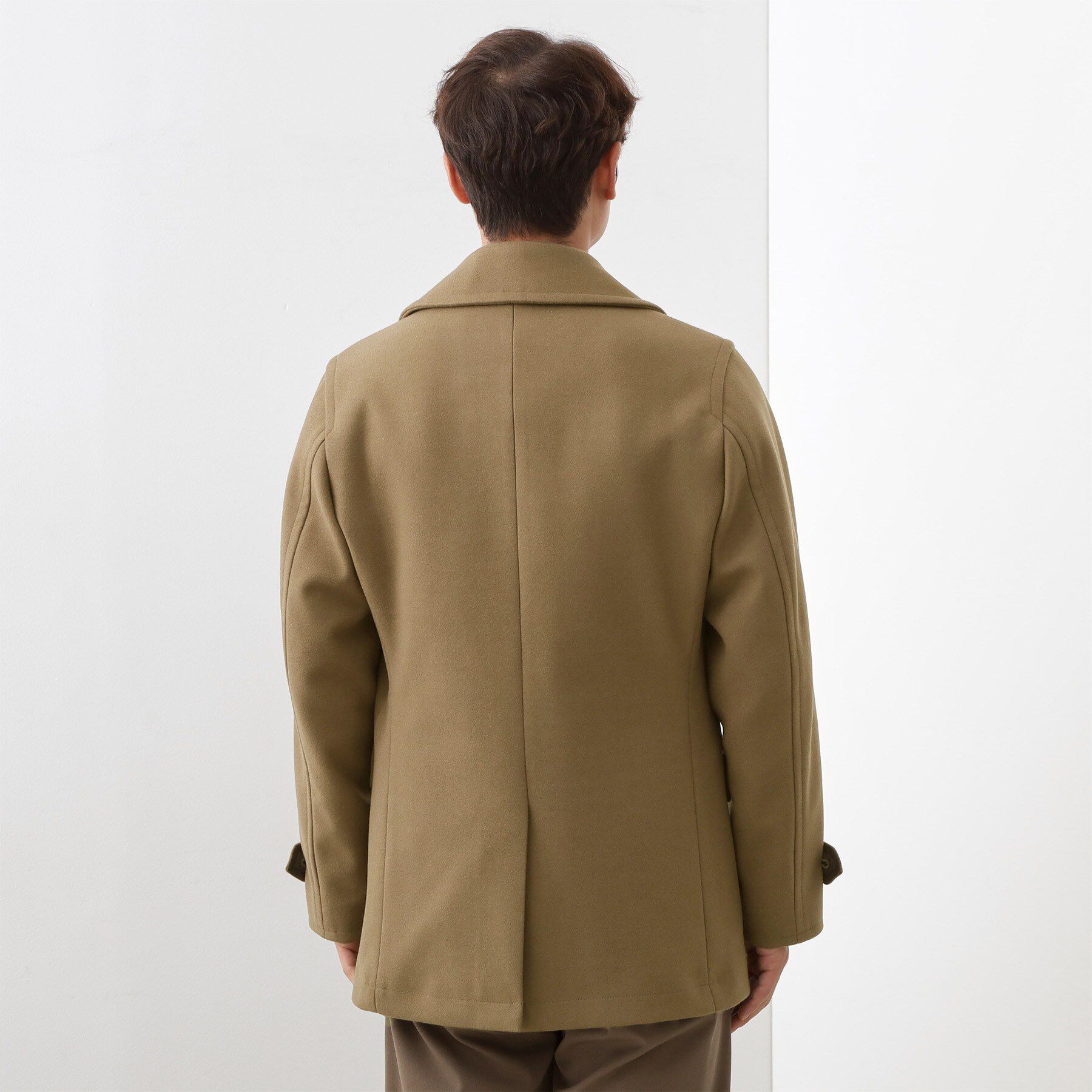 THE SHOP TK「ウーリックシングルPジャケット」|ピーコート|