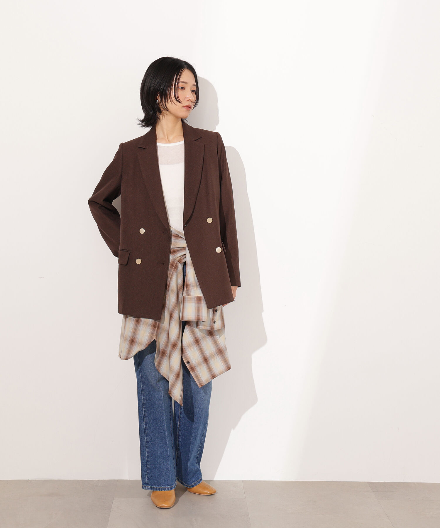  「ダブルブレストテーラードジャケット」|その他|