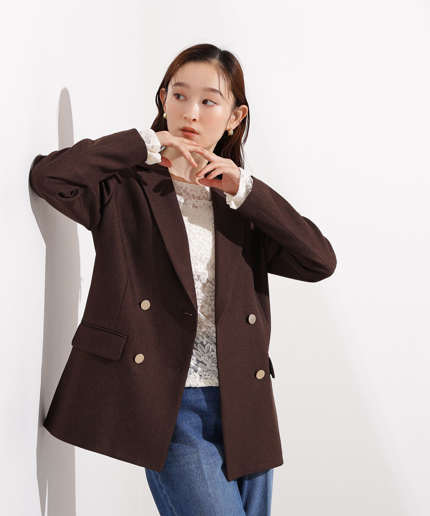  「ダブルブレストテーラードジャケット」|その他|