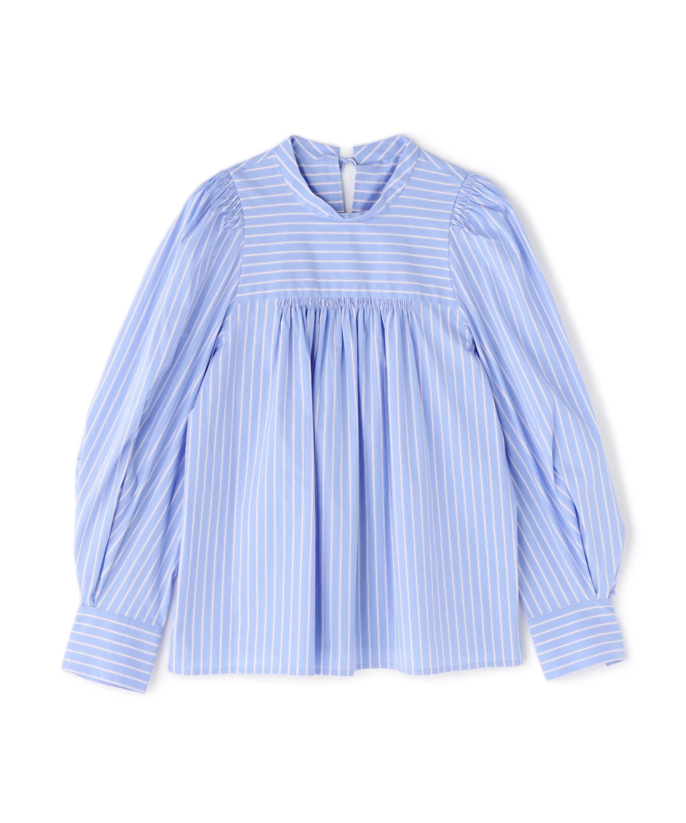  「バックリボンストライプブラウス」|シャツ・ブラウス|