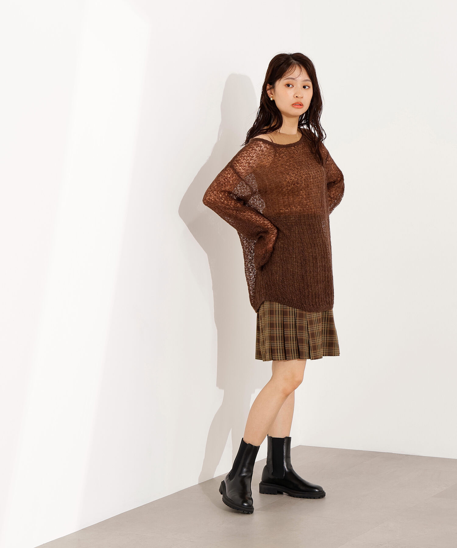  「チェックミニスカート」|スカート|