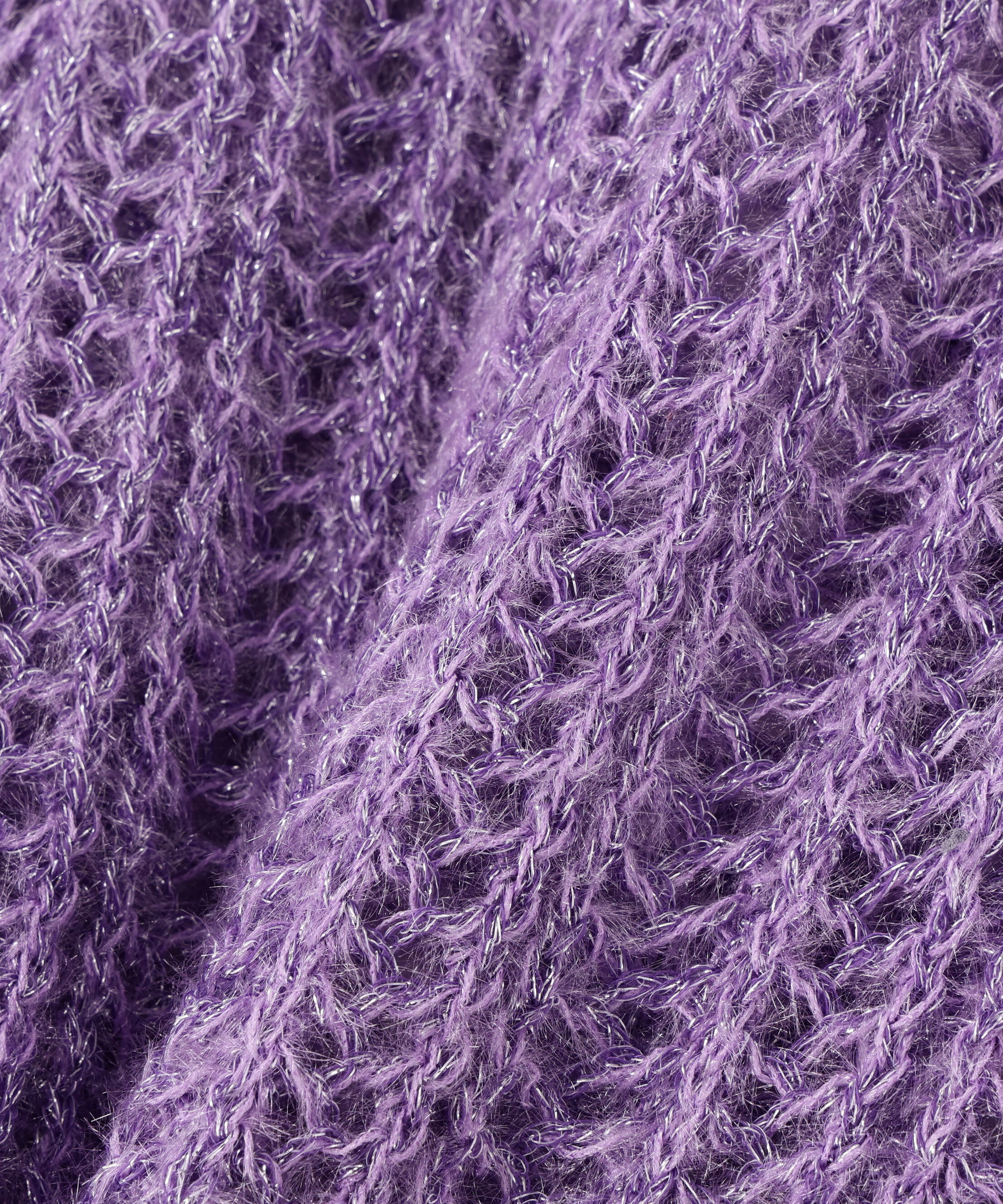  「クロップド透かし編みニット」|ニット・セーター|