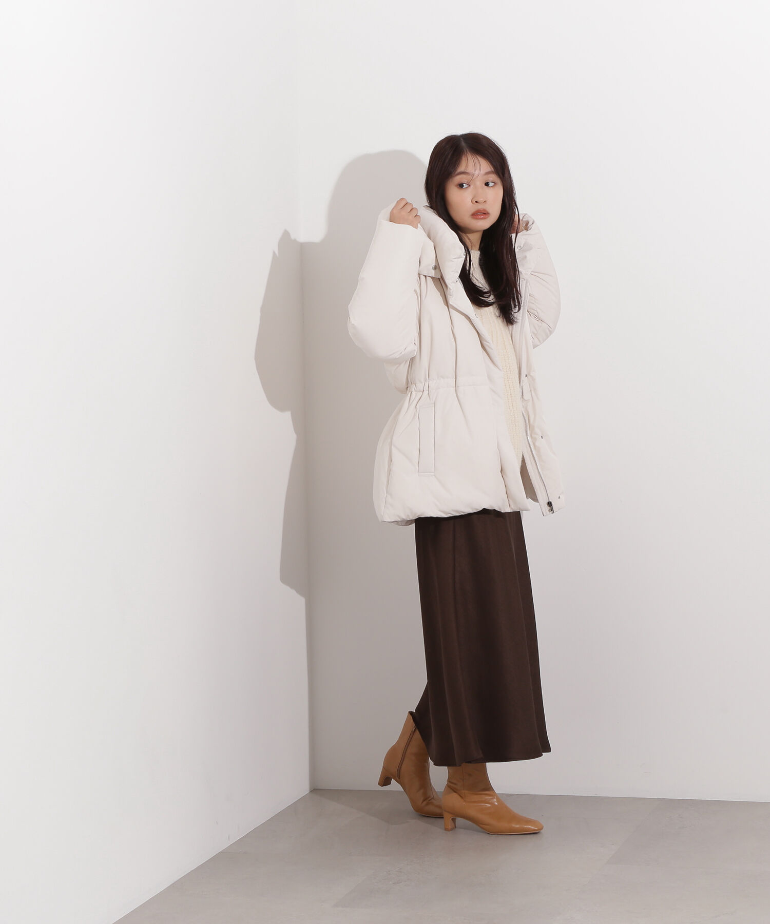  「フーデットミドルダウン」|ブルゾン・スタジャン|