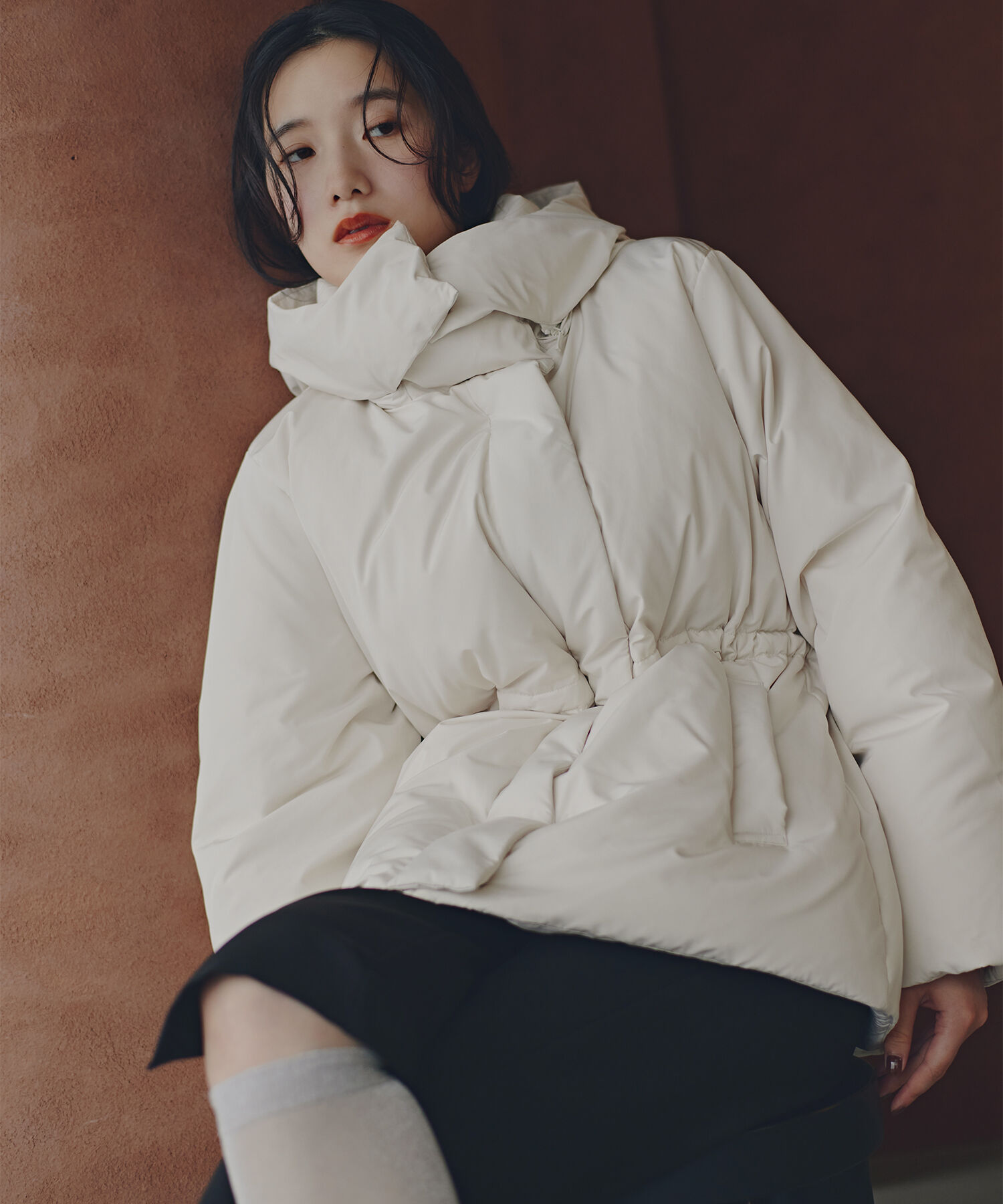  「フーデットミドルダウン」|ブルゾン・スタジャン|