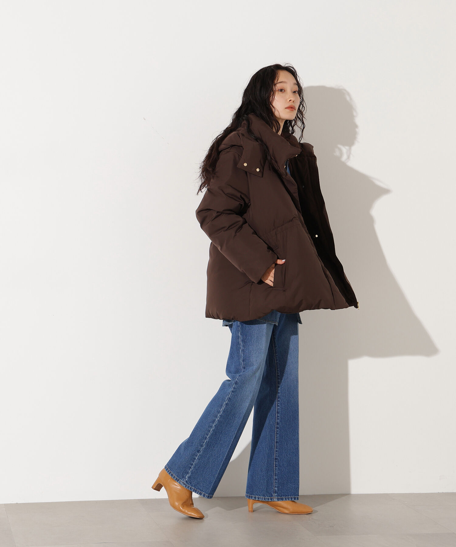  「フーデットミドルダウン」|ブルゾン・スタジャン|