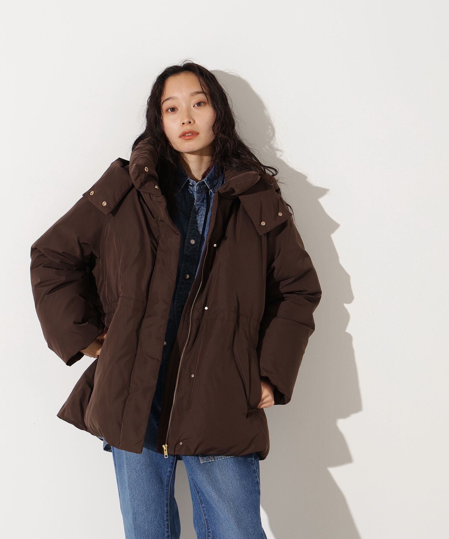  「フーデットミドルダウン」|ブルゾン・スタジャン|