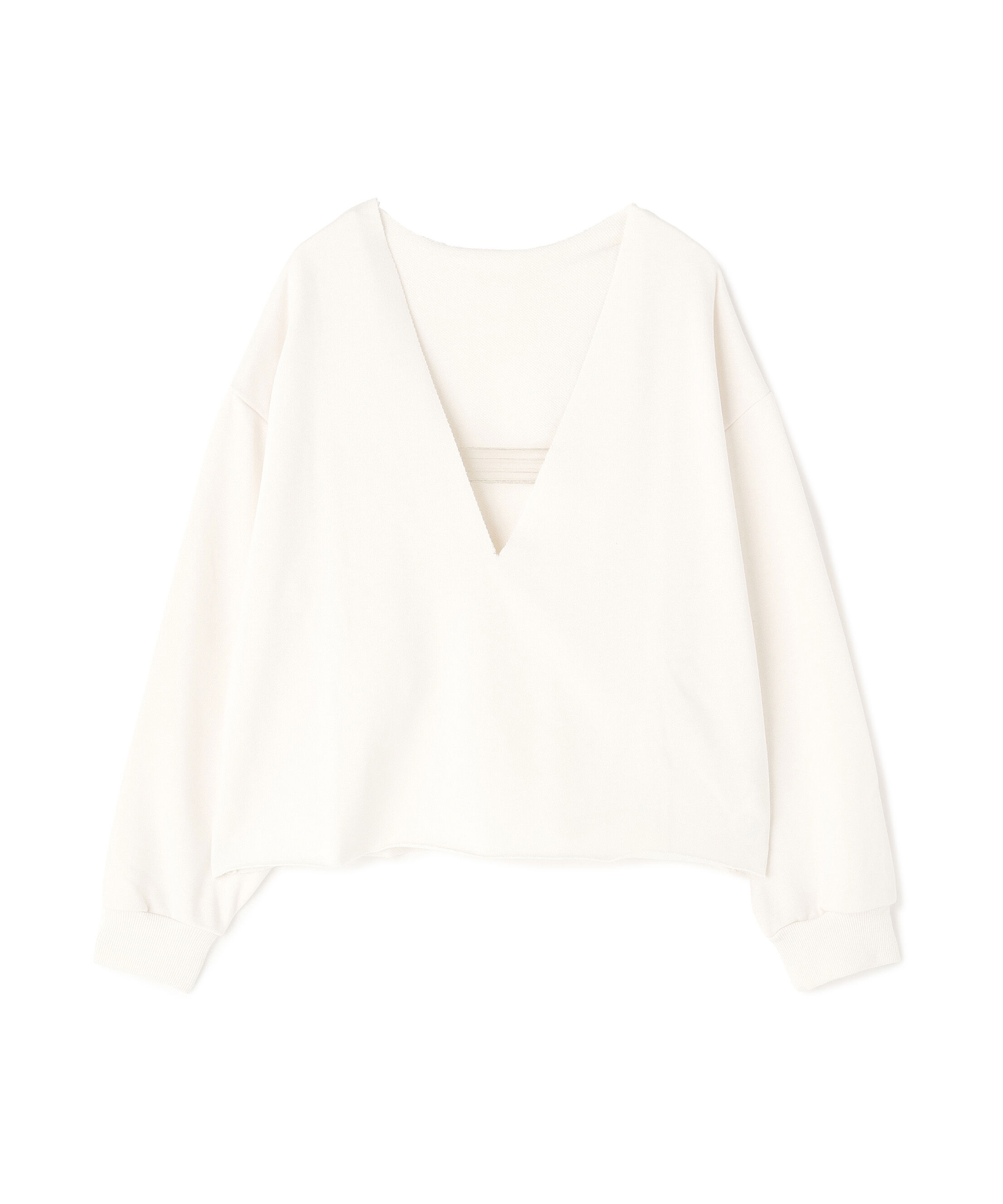  「Vネックスウェットプルオーバー」|Tシャツ・カットソー|