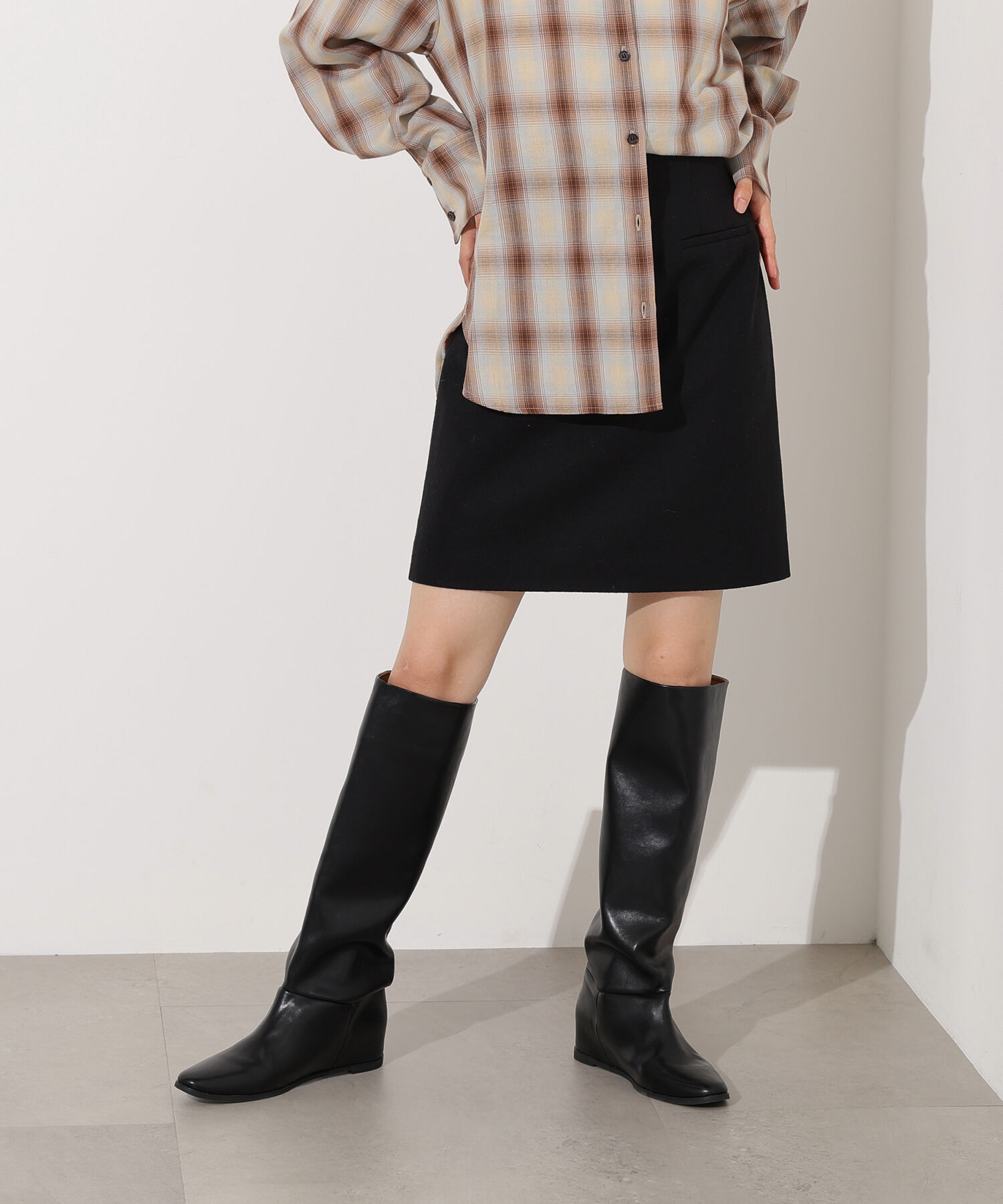  「フラノミニスカート」|スカート|