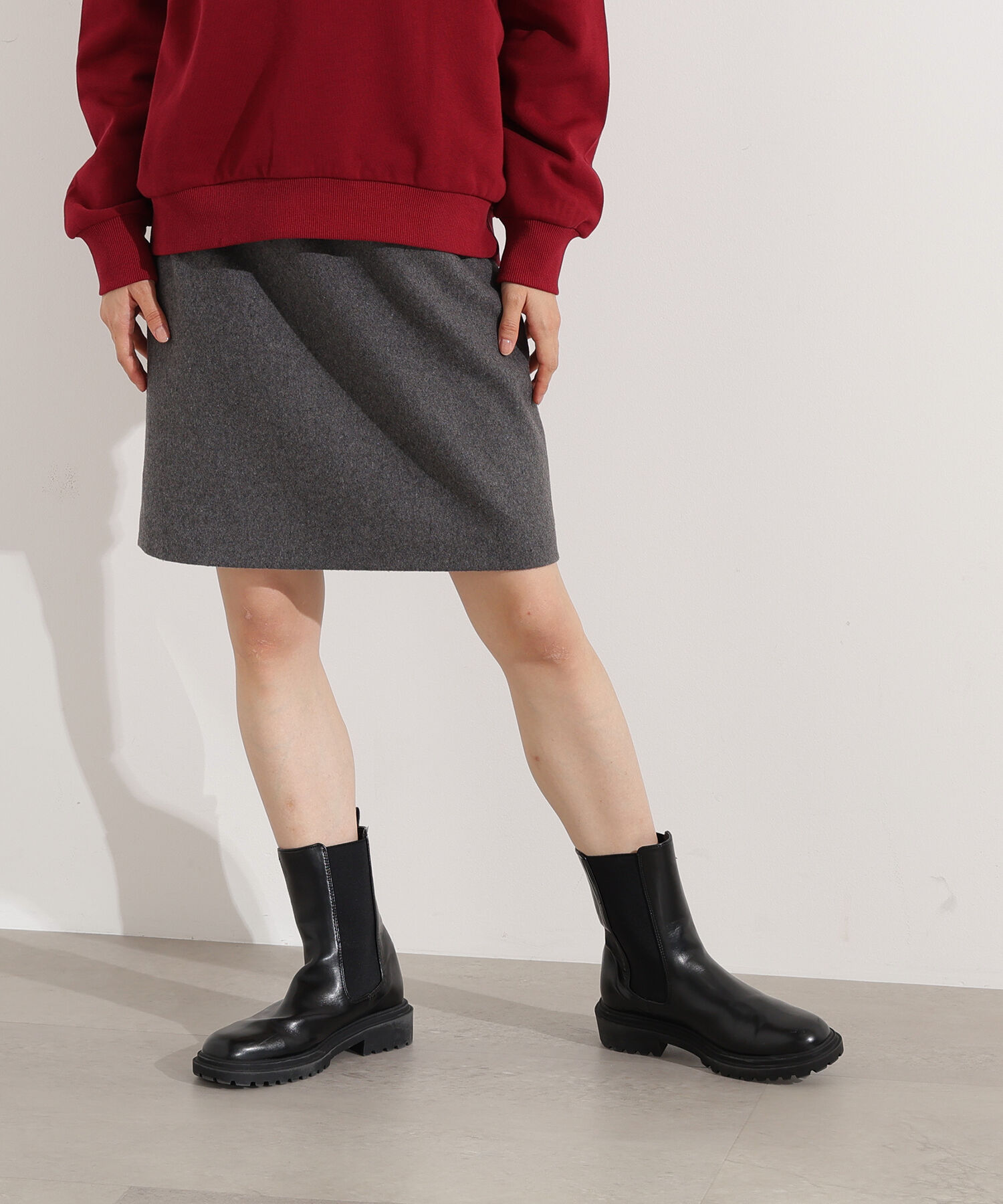  「フラノミニスカート」|スカート|