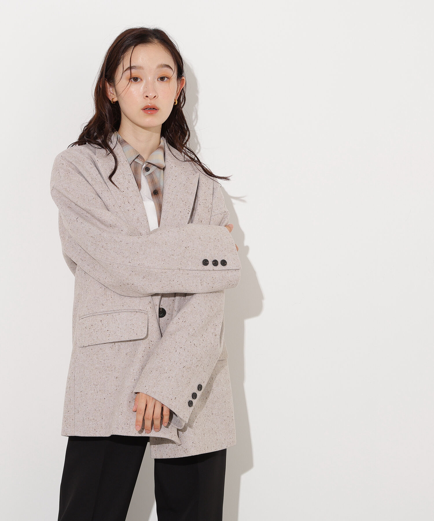  「オーバージャケットコート」|ブルゾン・スタジャン|