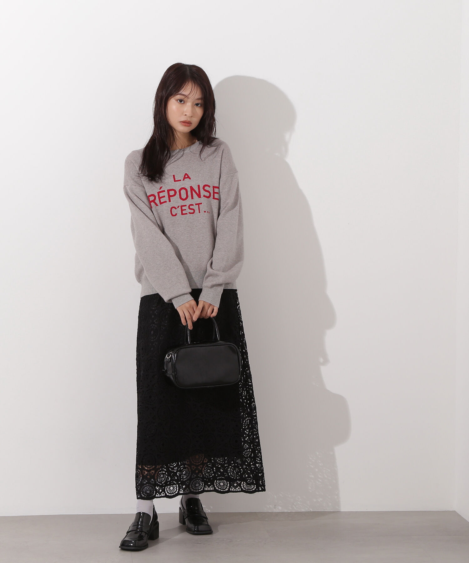  「ヴィンテージライクレーススカート」|スカート|