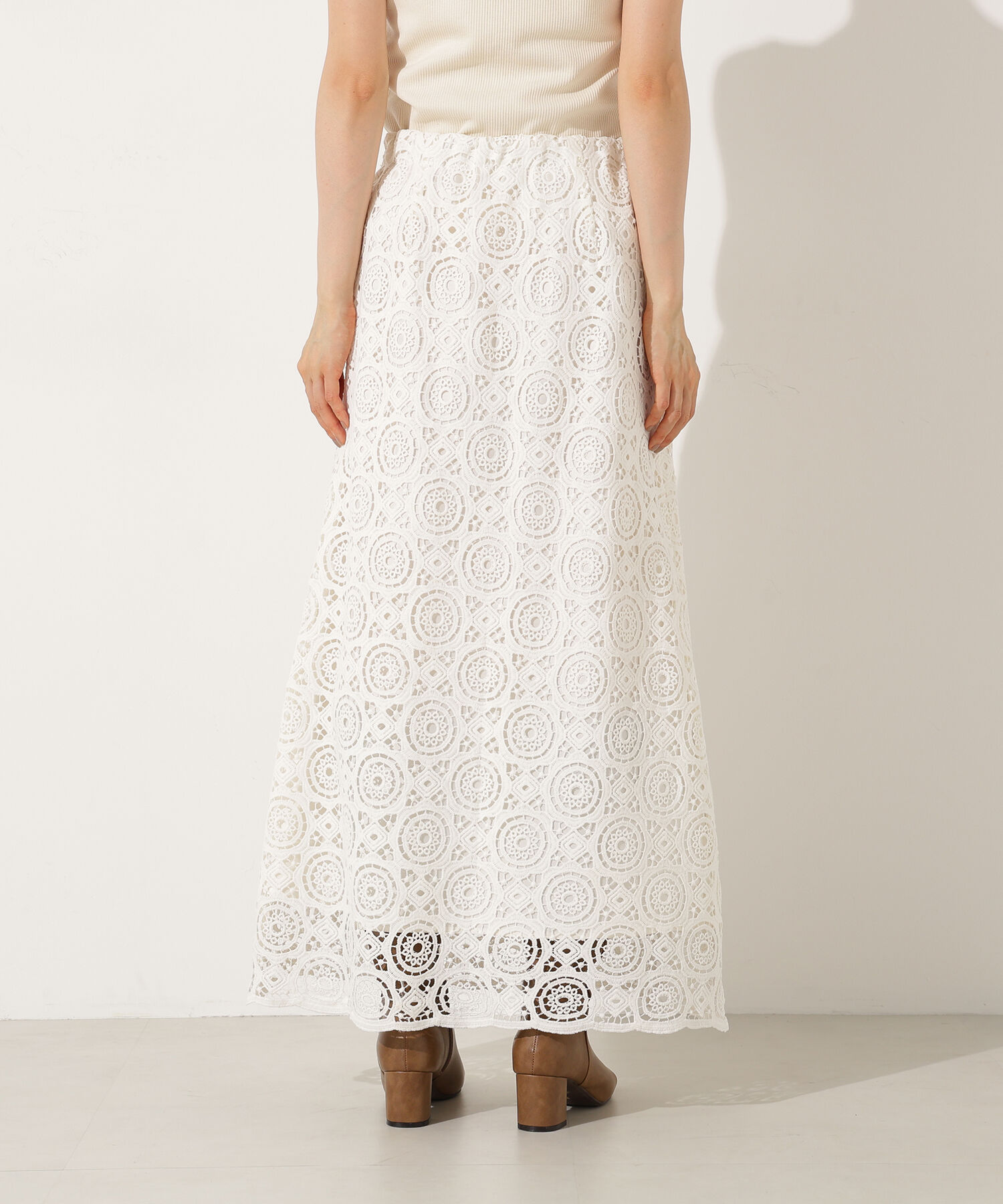  「ヴィンテージライクレーススカート」|スカート|