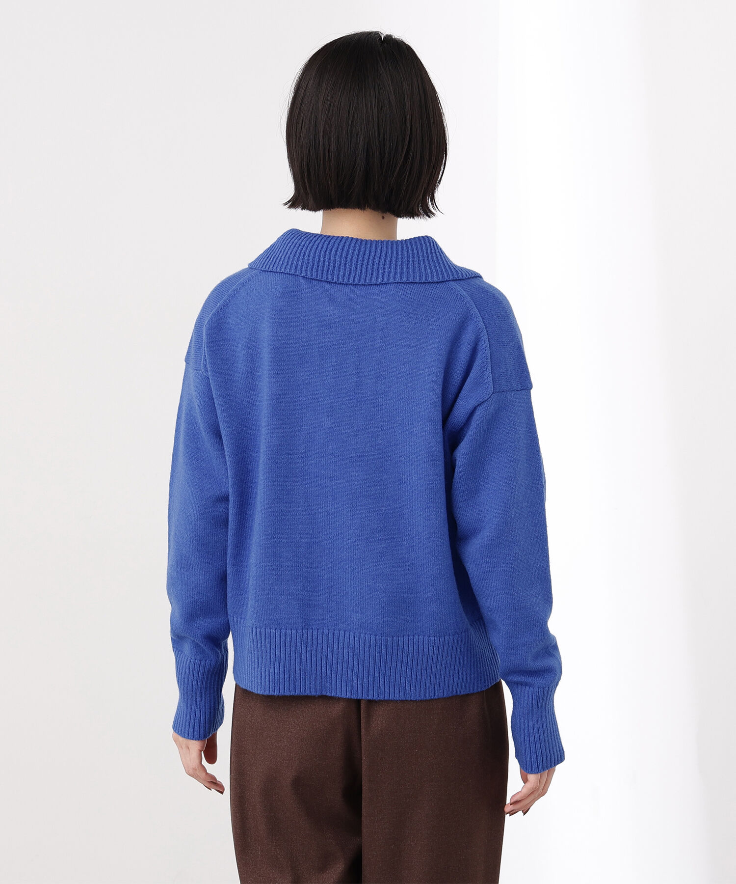  「開襟ボクシーニット」|ニット・セーター|