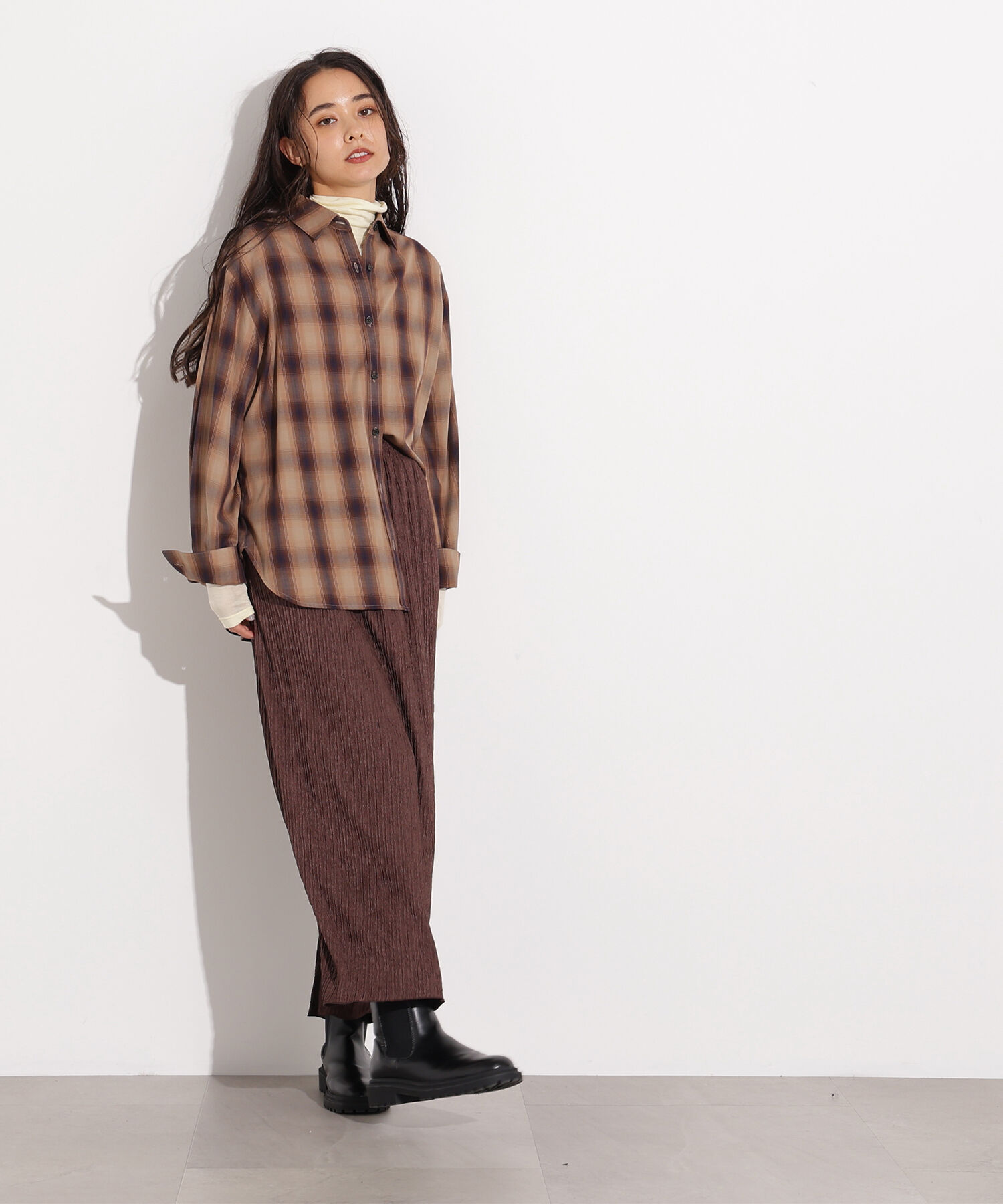  「シュリンクナロースカート」|スカート|