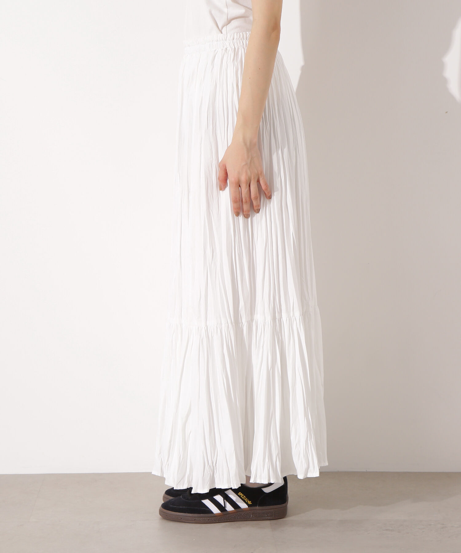  「ティアードプリーツスカート」|スカート|