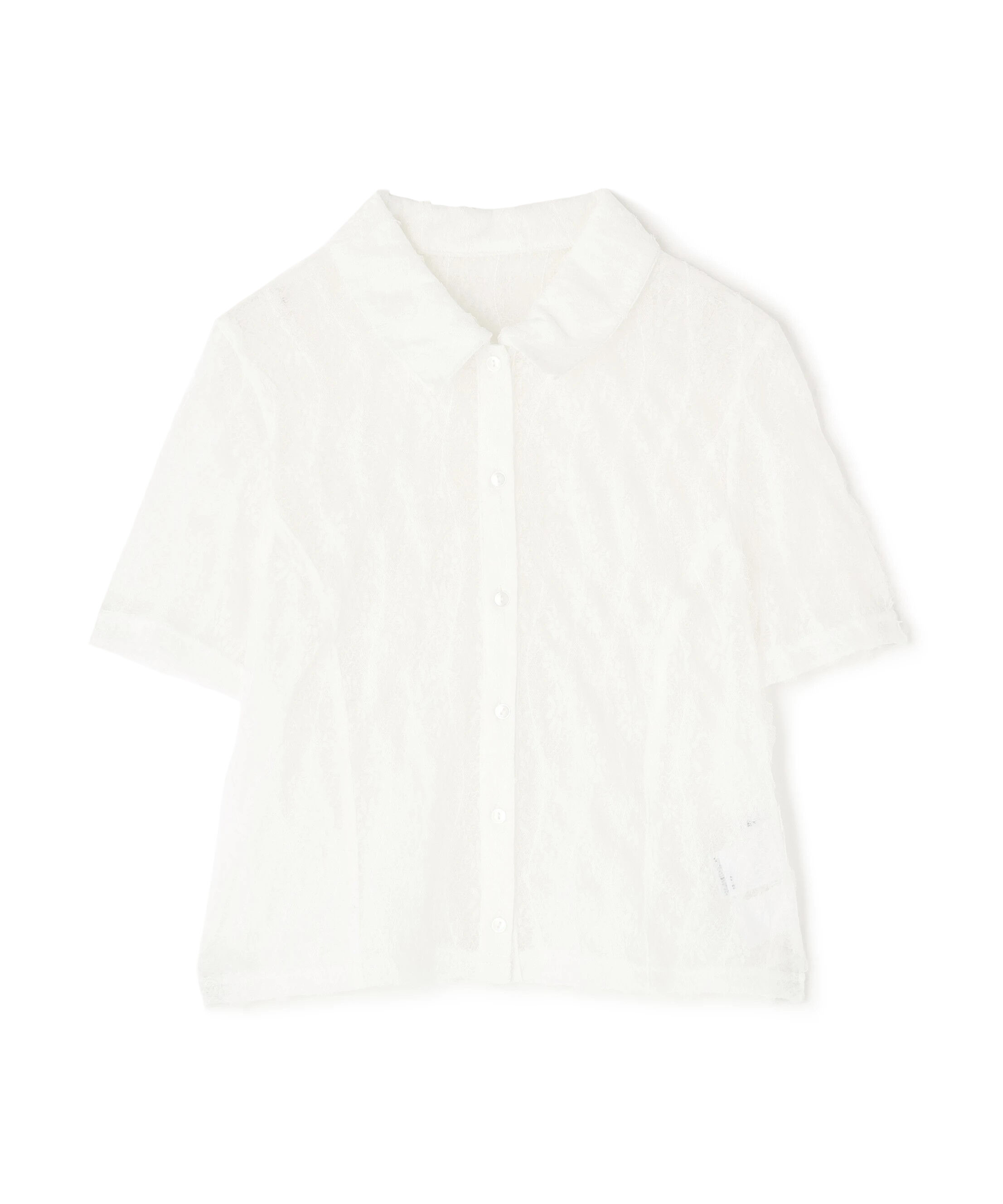  「クロップドレースシャツ」|シャツ・ブラウス|