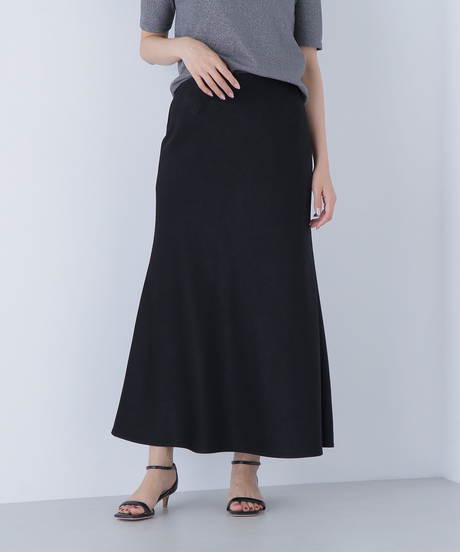  「バイアスサテンナロースカート」|スカート|