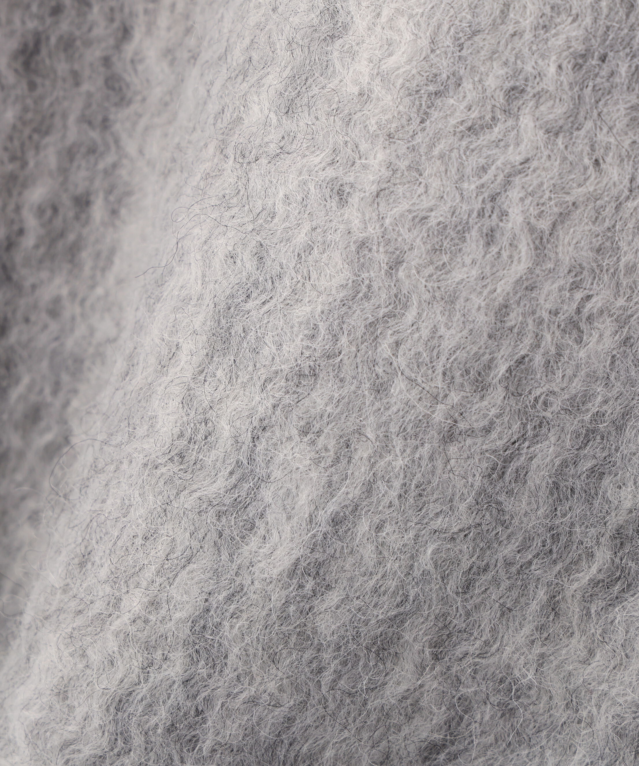  「スタンドネックシャギーミディコート」|ブルゾン・スタジャン|