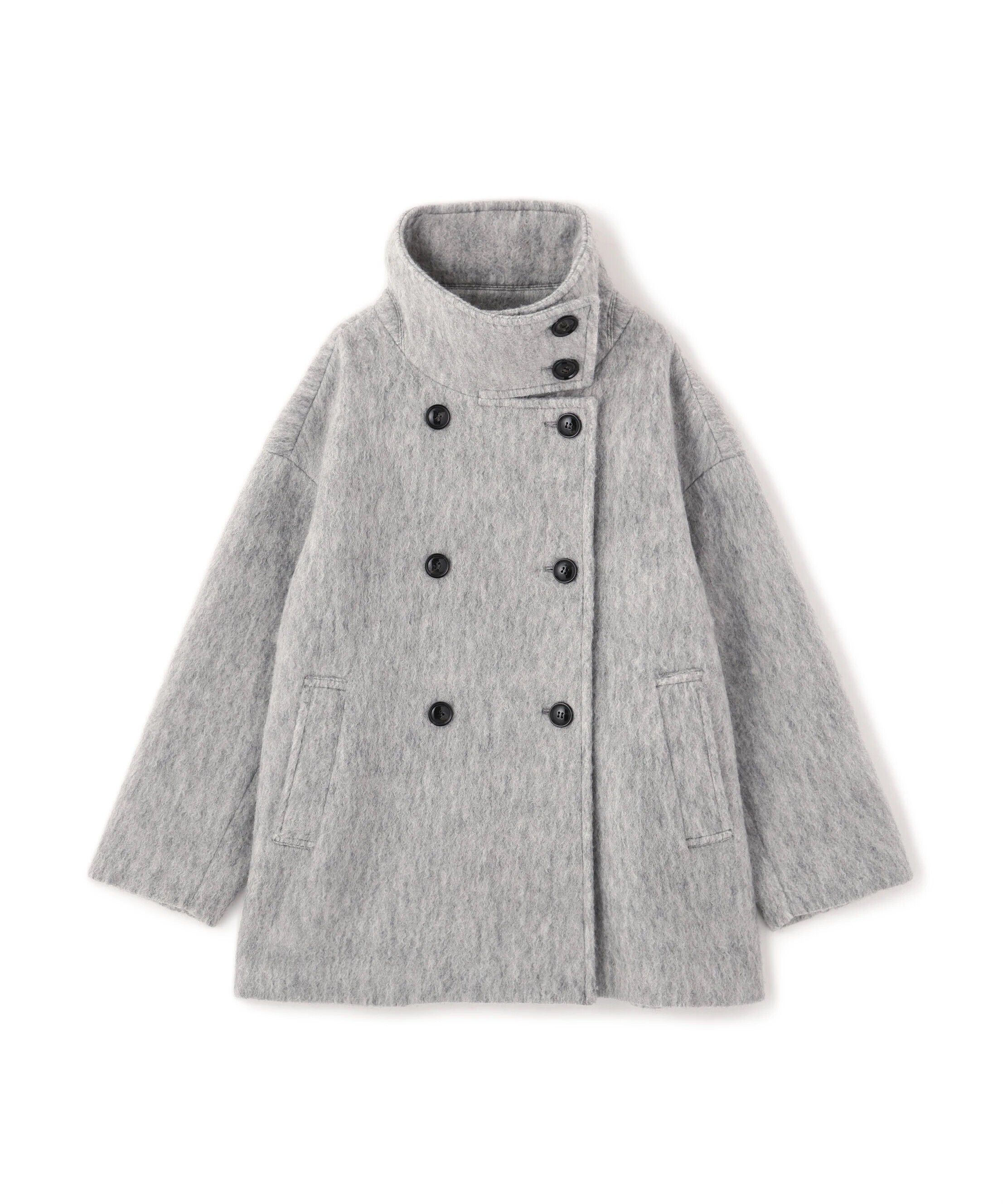  「スタンドネックシャギーミディコート」|ブルゾン・スタジャン|