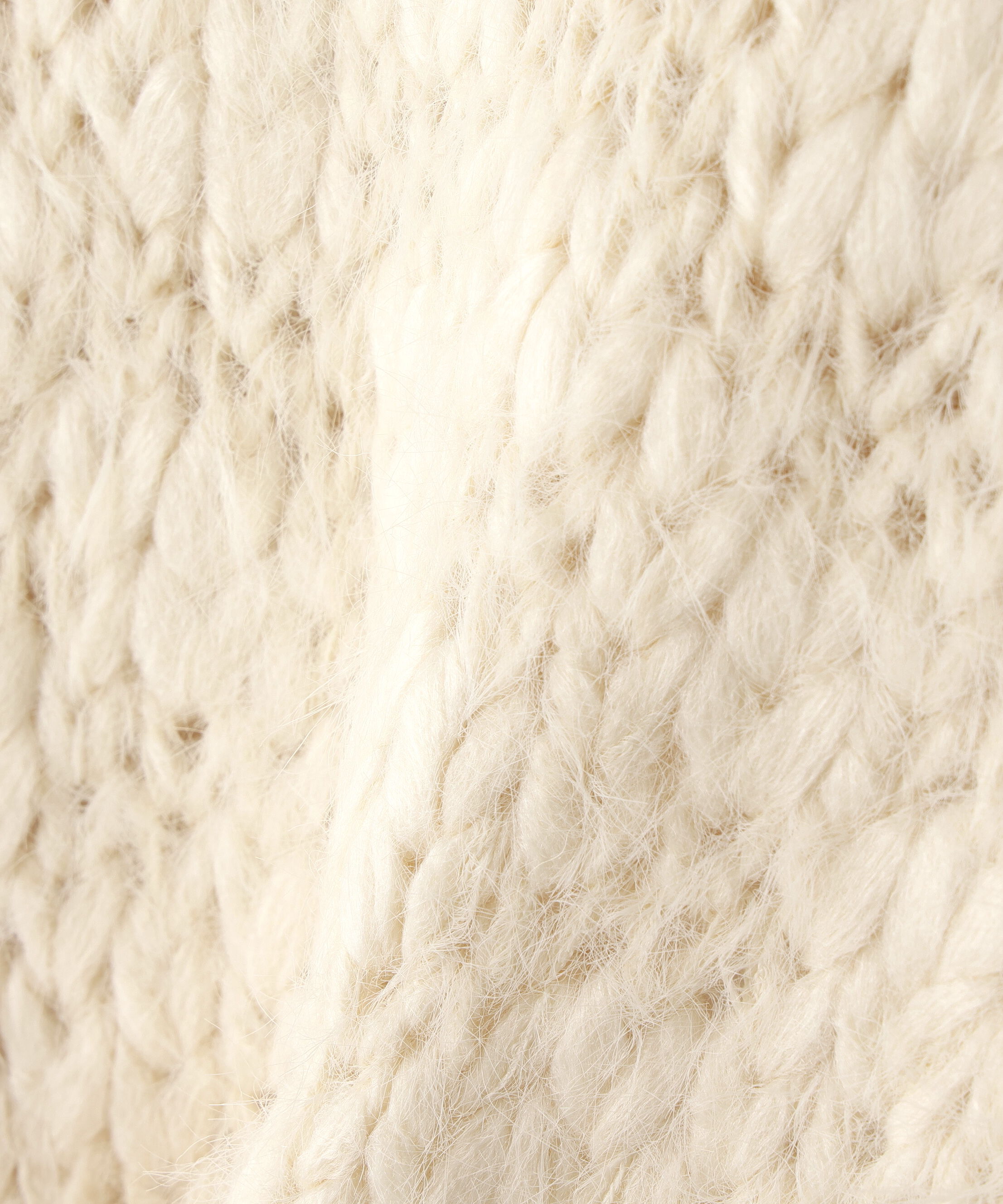  「2wayネックスラブヤーンニット」|ニット・セーター|