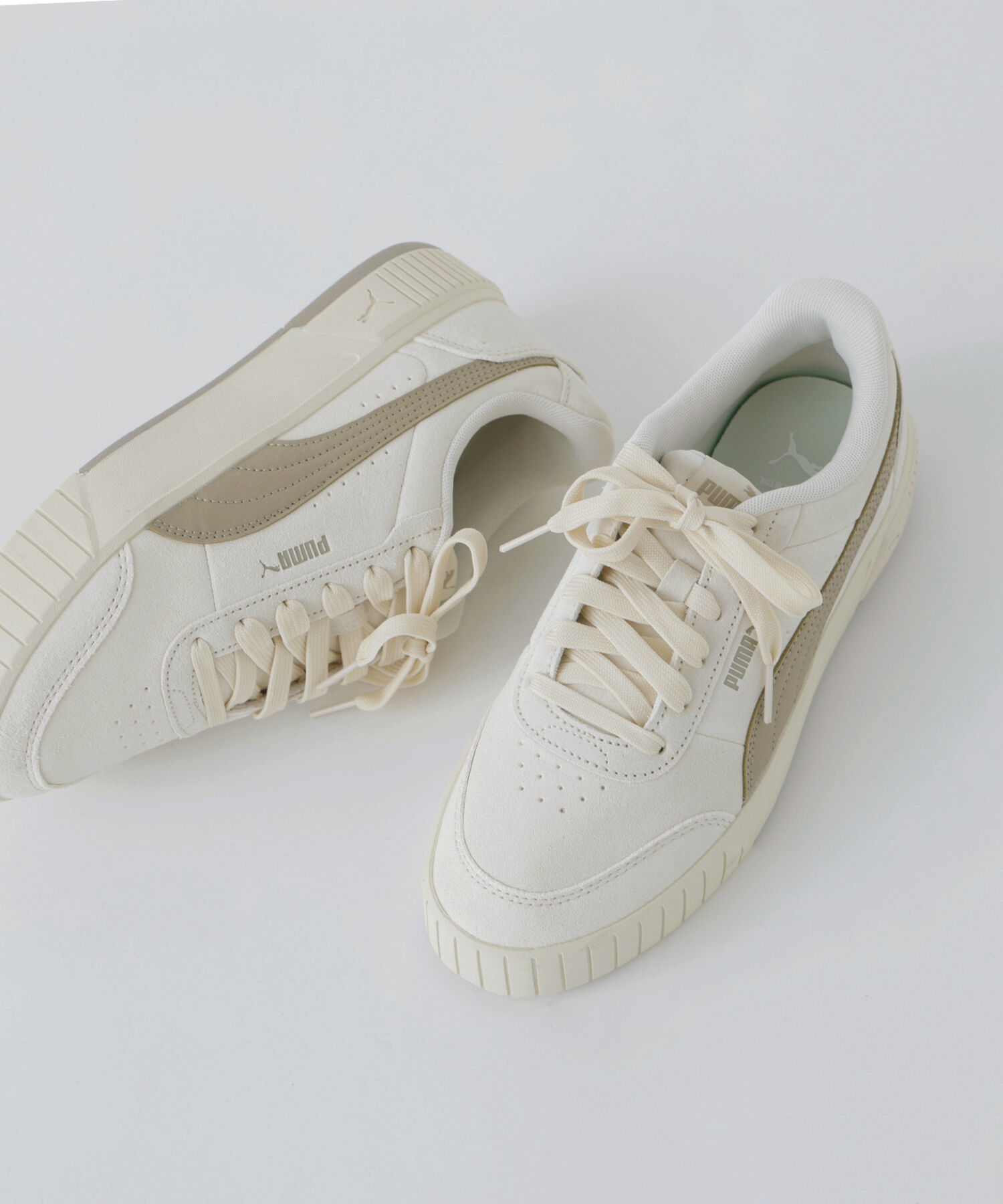  「PUMA キャリーナミア SD シューズ」|その他|ベージュ