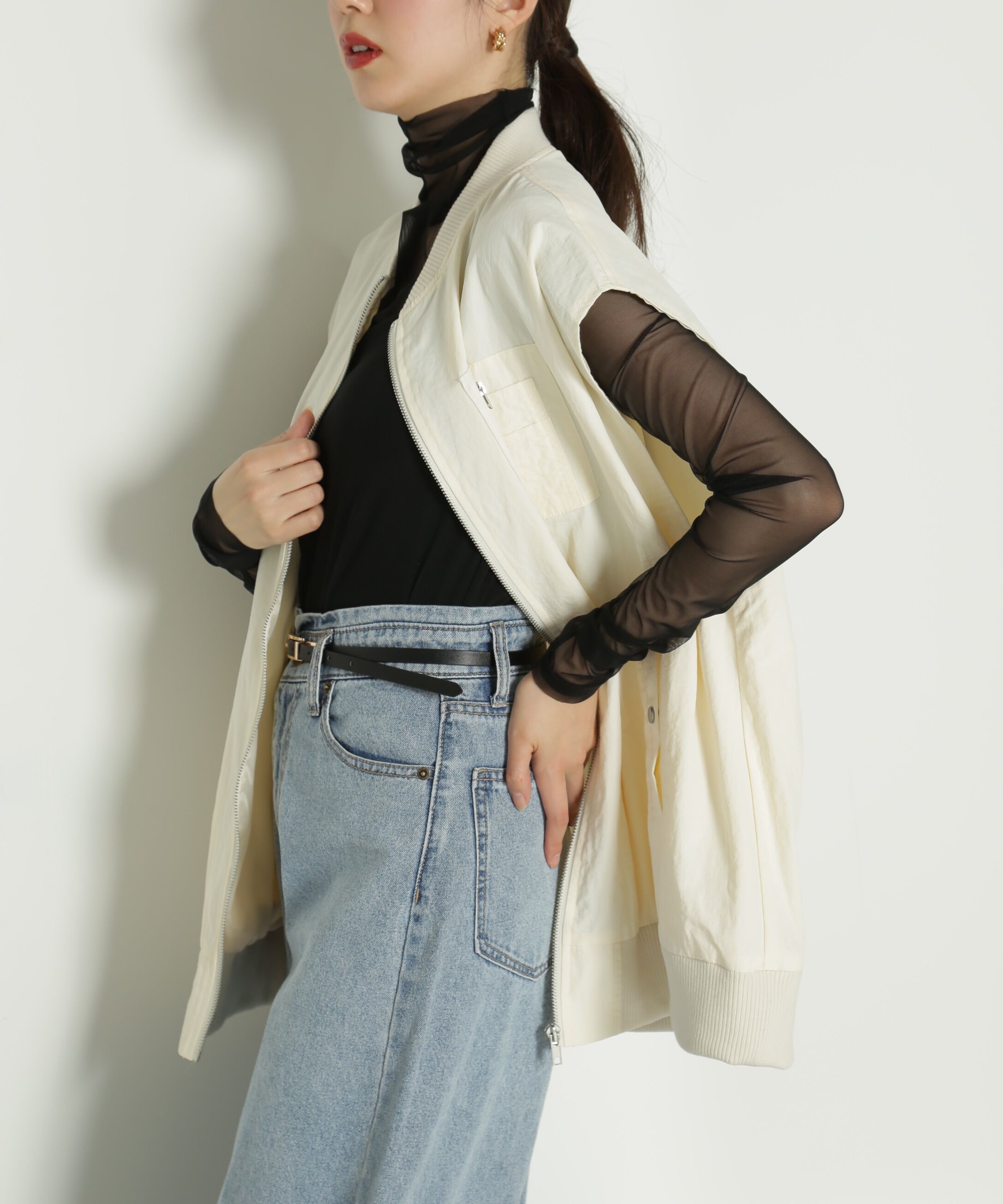  「MA1ジレ」|ブルゾン・スタジャン|