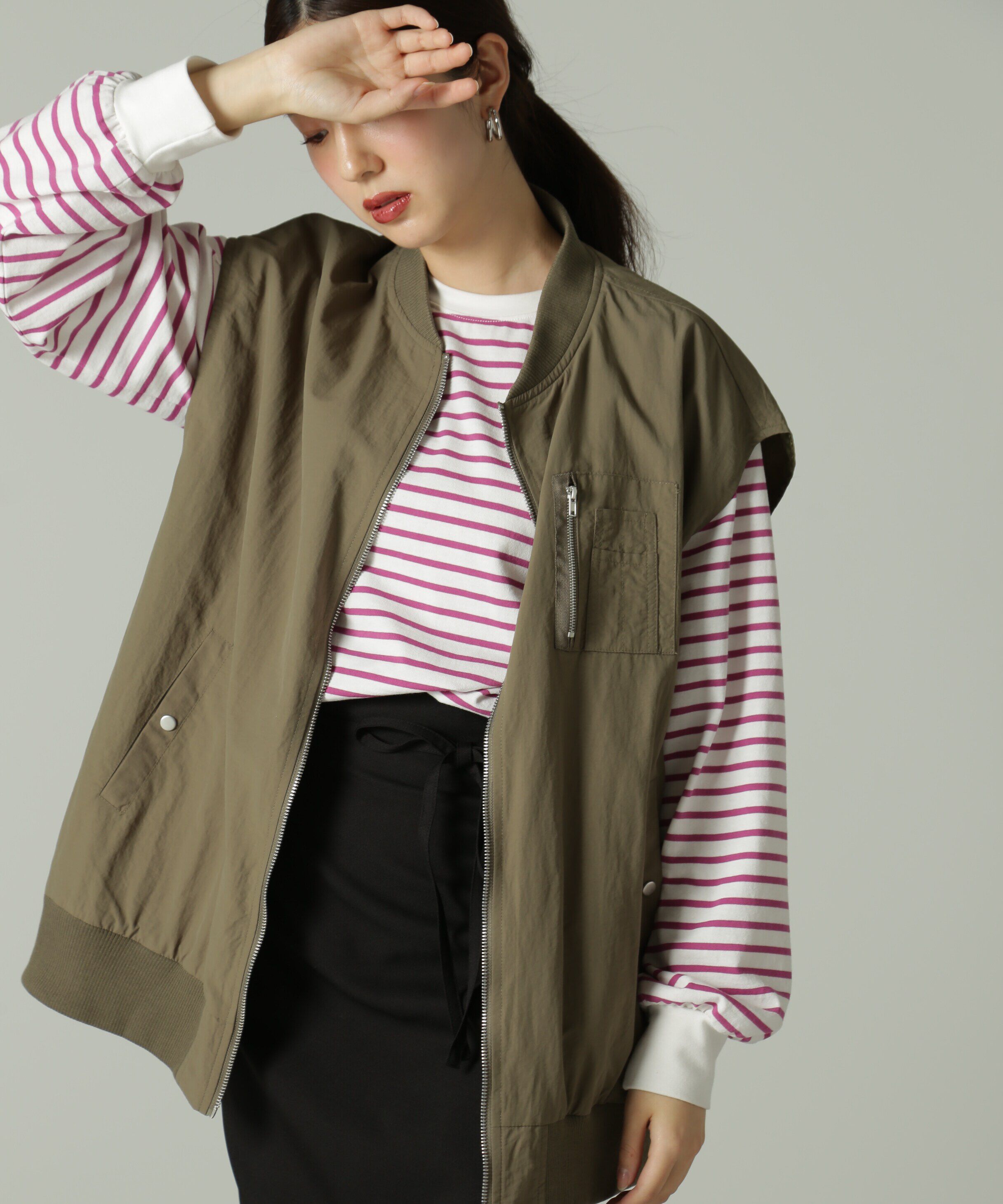  「MA1ジレ」|ブルゾン・スタジャン|