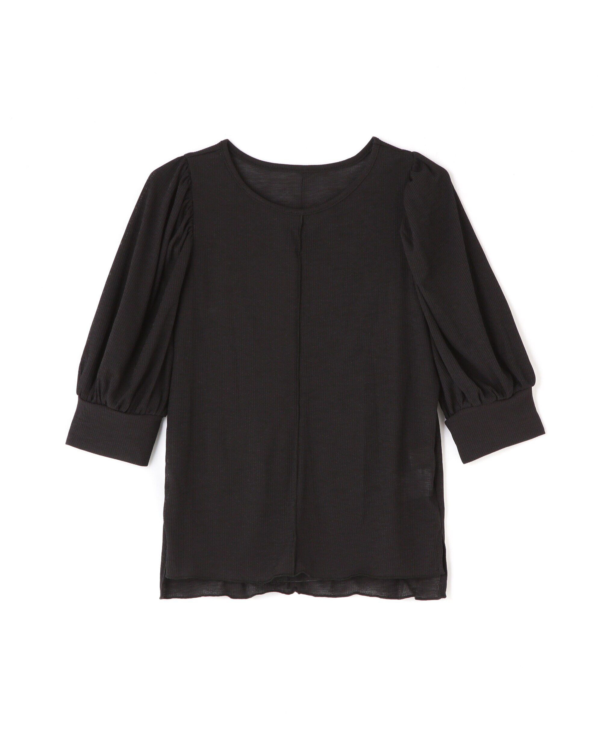  「シアーテレコボリュームスリーブカットソー」|Tシャツ・カットソー|