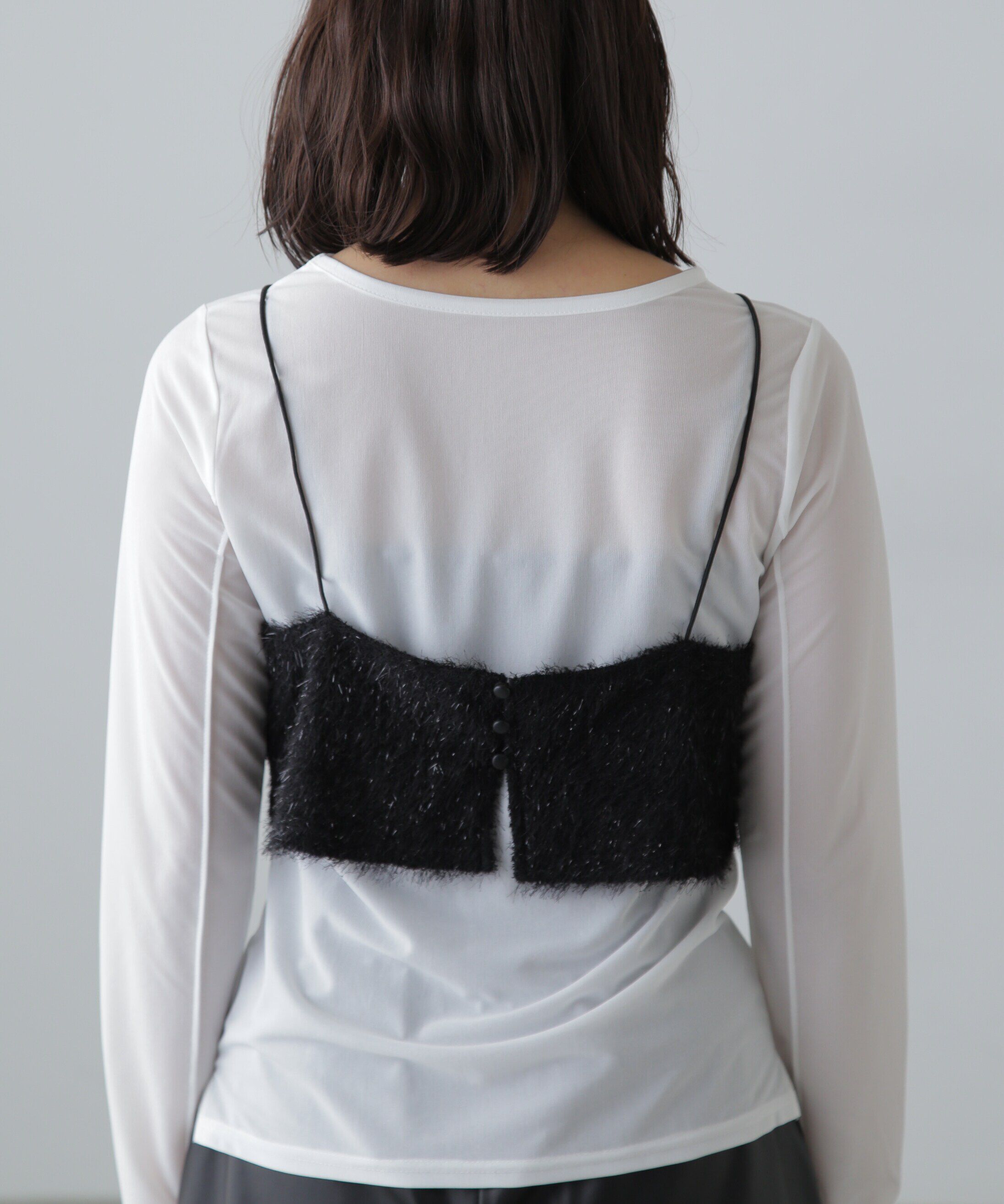  「ラメキャミソールビスチェ」|シャツ・ブラウス|